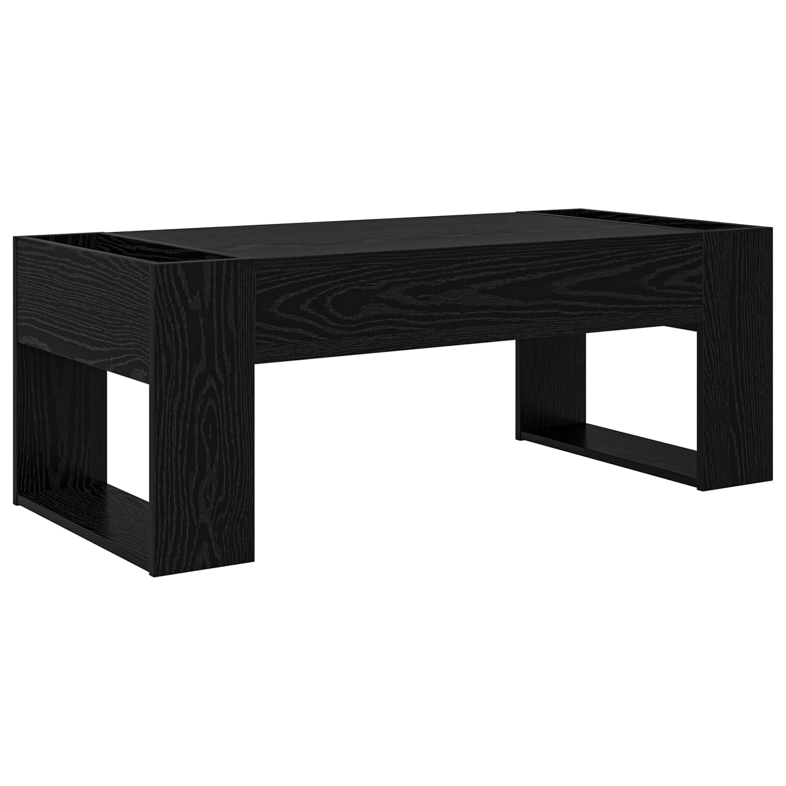 Kava Stol Crni hrast 110 x 50 x 41 cm Konstruirano drvo