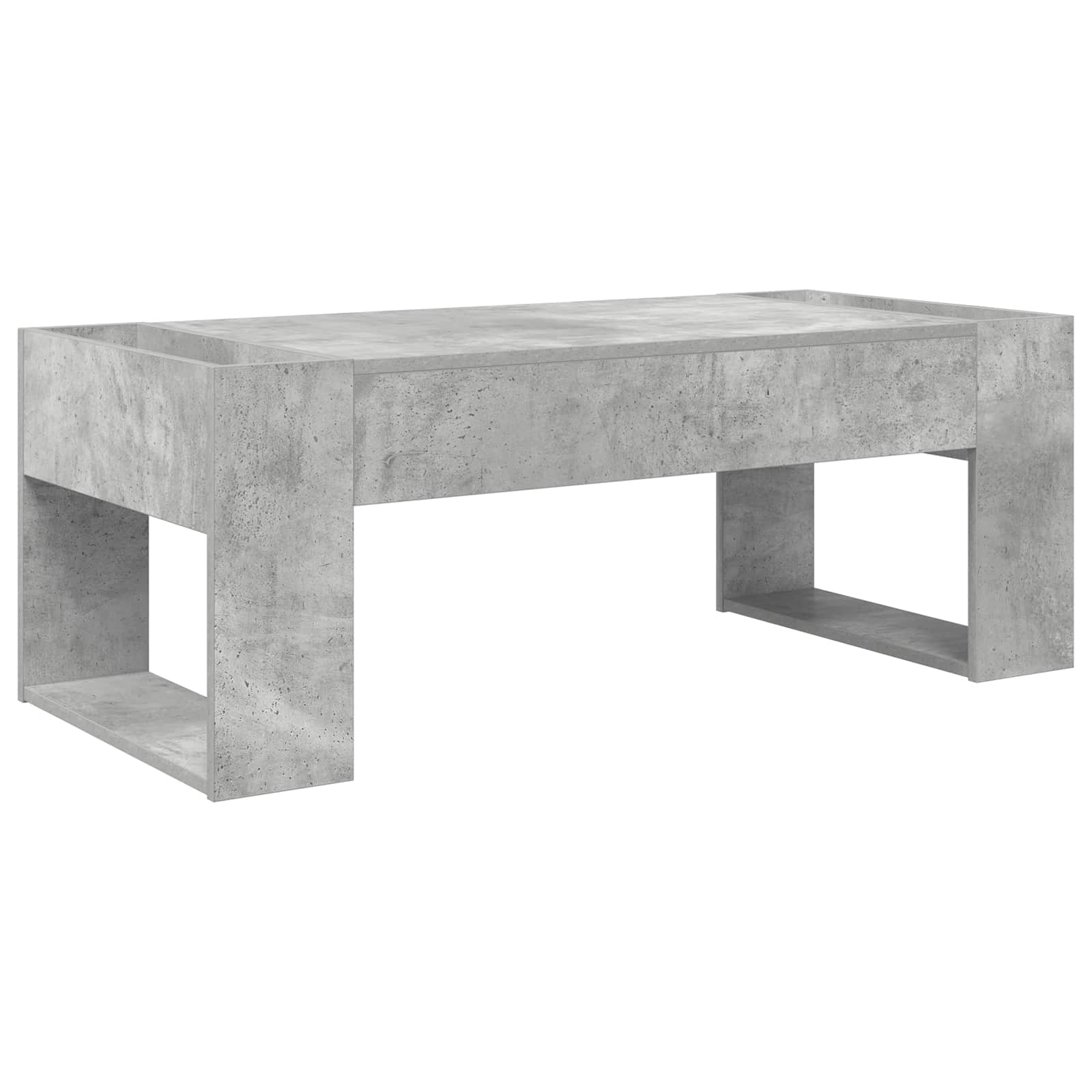 Kava Stol Betonski sivi 110 x 50 x 41 cm Konstruirano drvo
