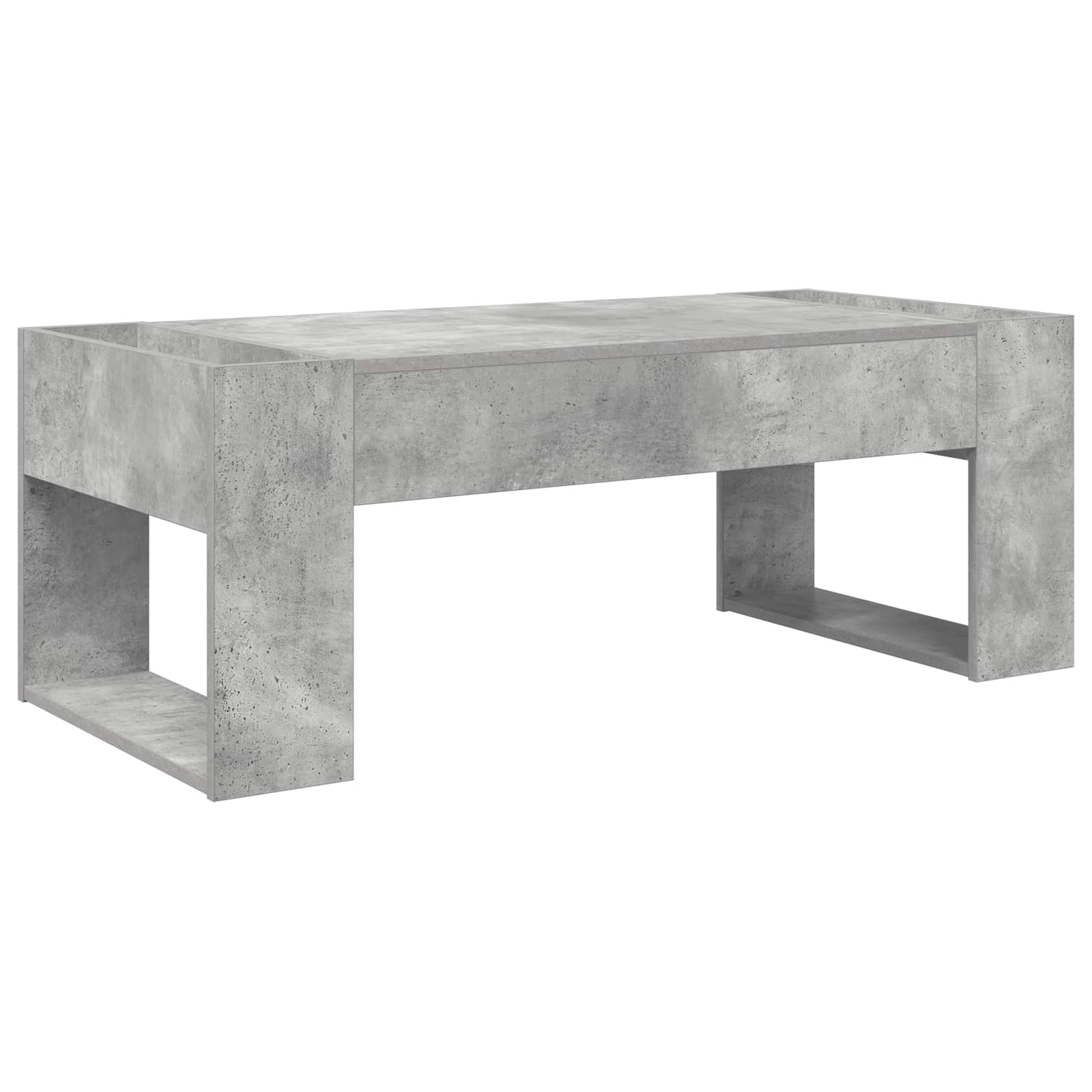Kava Stol Betonski sivi 110 x 50 x 41 cm Konstruirano drvo