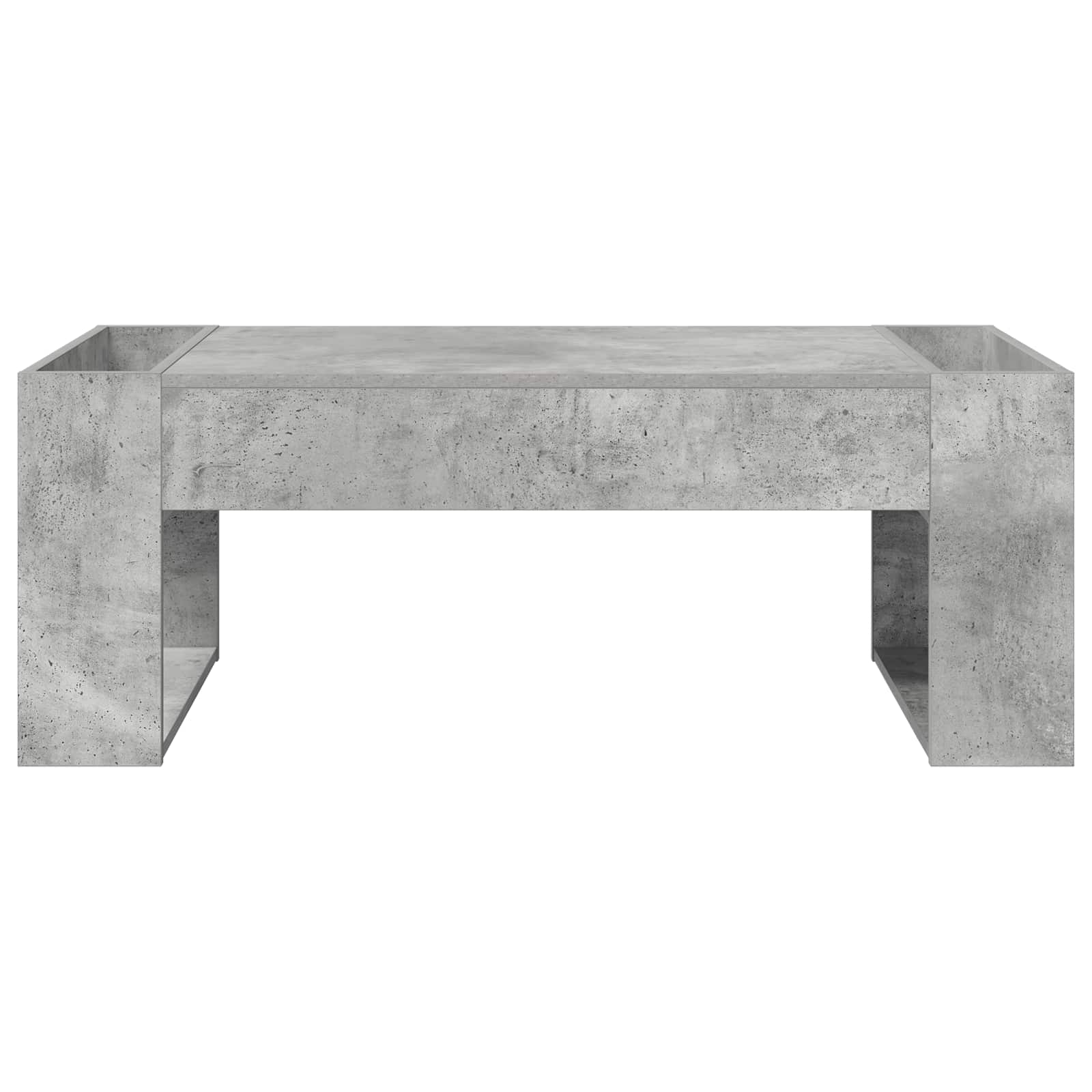 Kava Stol Betonski sivi 110 x 50 x 41 cm Konstruirano drvo