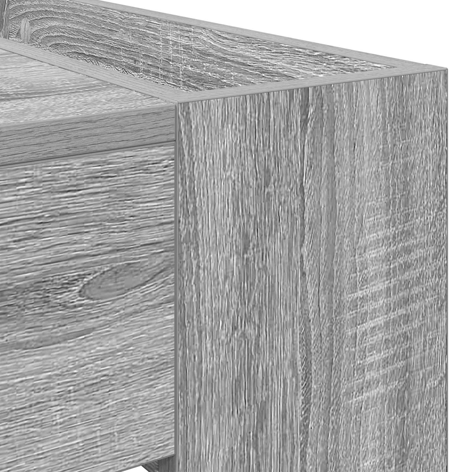 Kava Stol Siva Sonoma 110 x 50 x 41 cm Konstruirano drvo