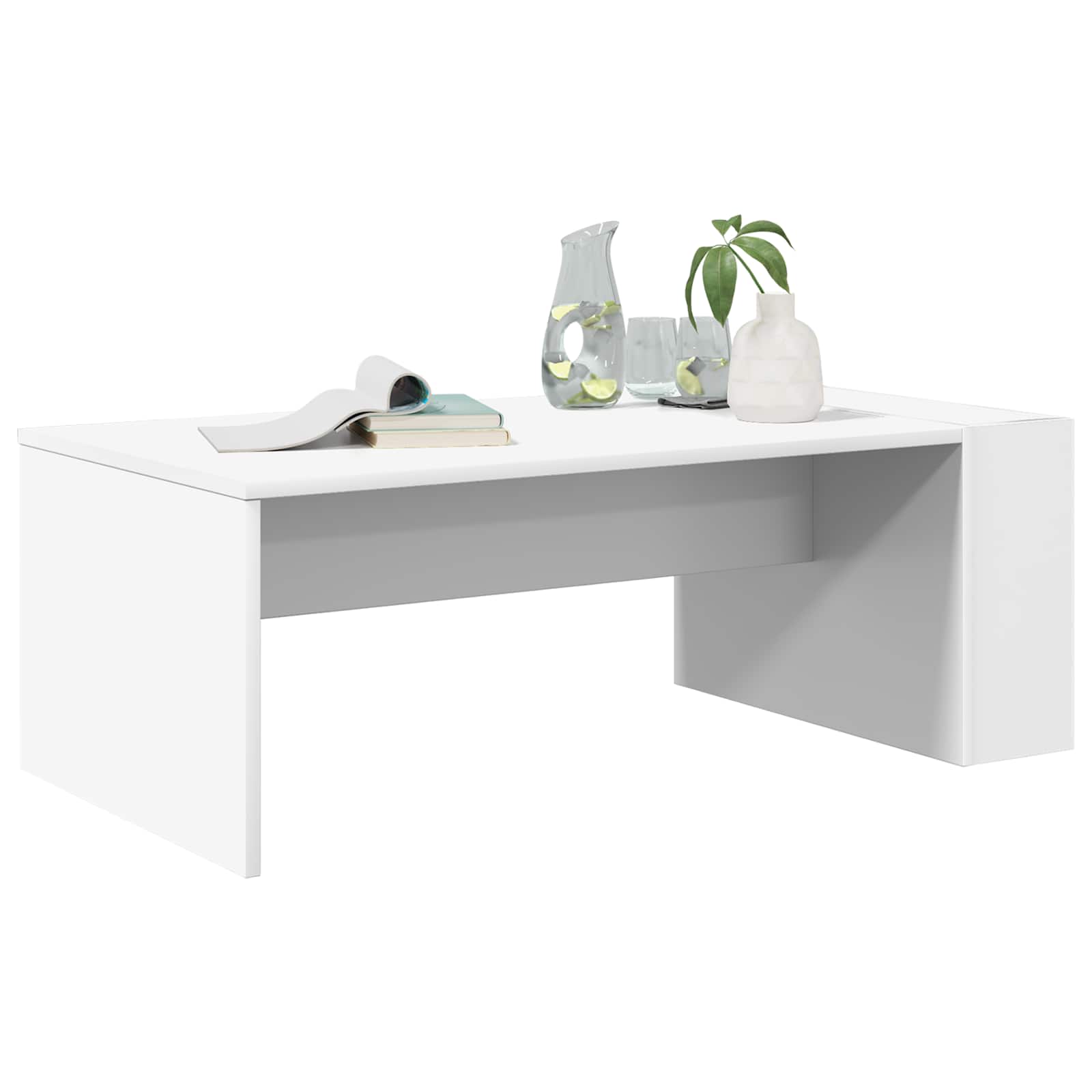 Kava Stol Bijelo 95 x 50 x 34 cm Konstruirano drvo