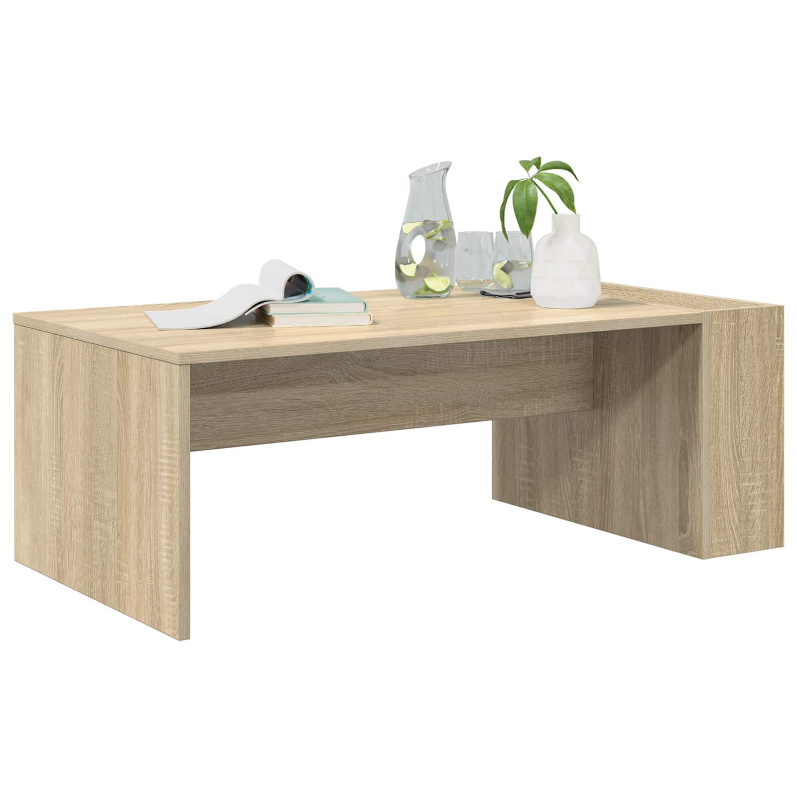 Kava Stol Sonoma hrast 95 x 50 x 34 cm Konstruirano drvo