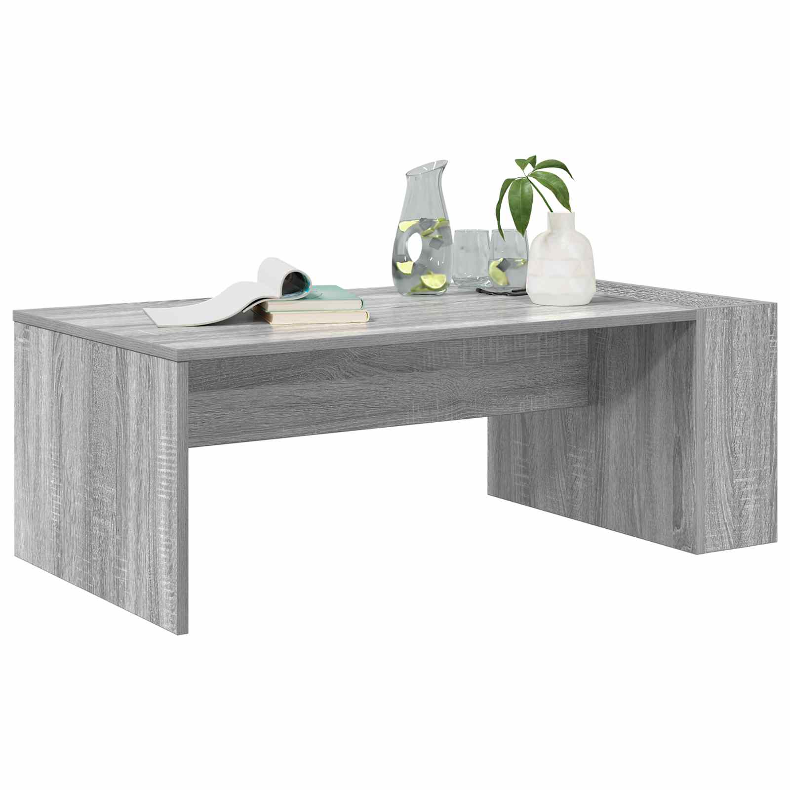 Kava Stol Siva Sonoma 95 x 50 x 34 cm Konstruirano drvo