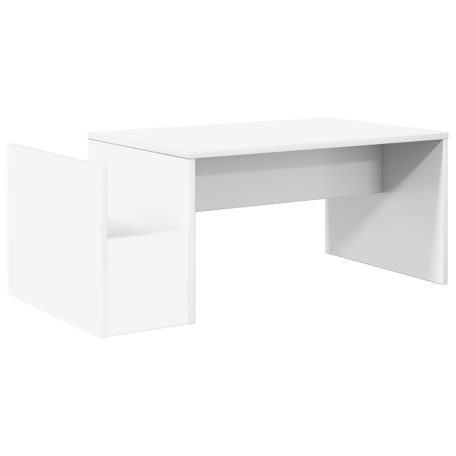 Kava Stol Bijelo 90 x 45 x 35 cm Konstruirano drvo