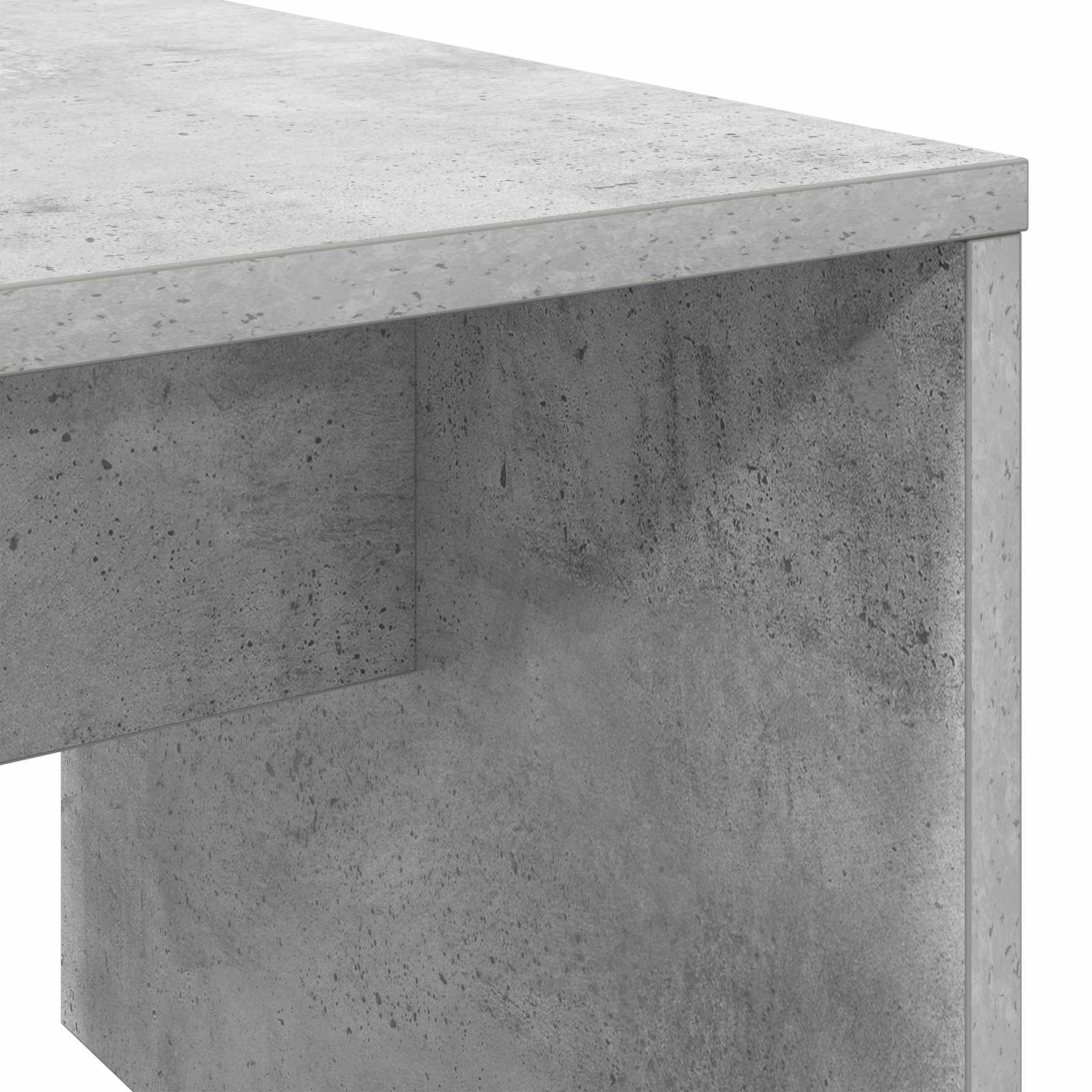 Kava Stol Betonski sivi 90 x 45 x 35 cm Konstruirano drvo