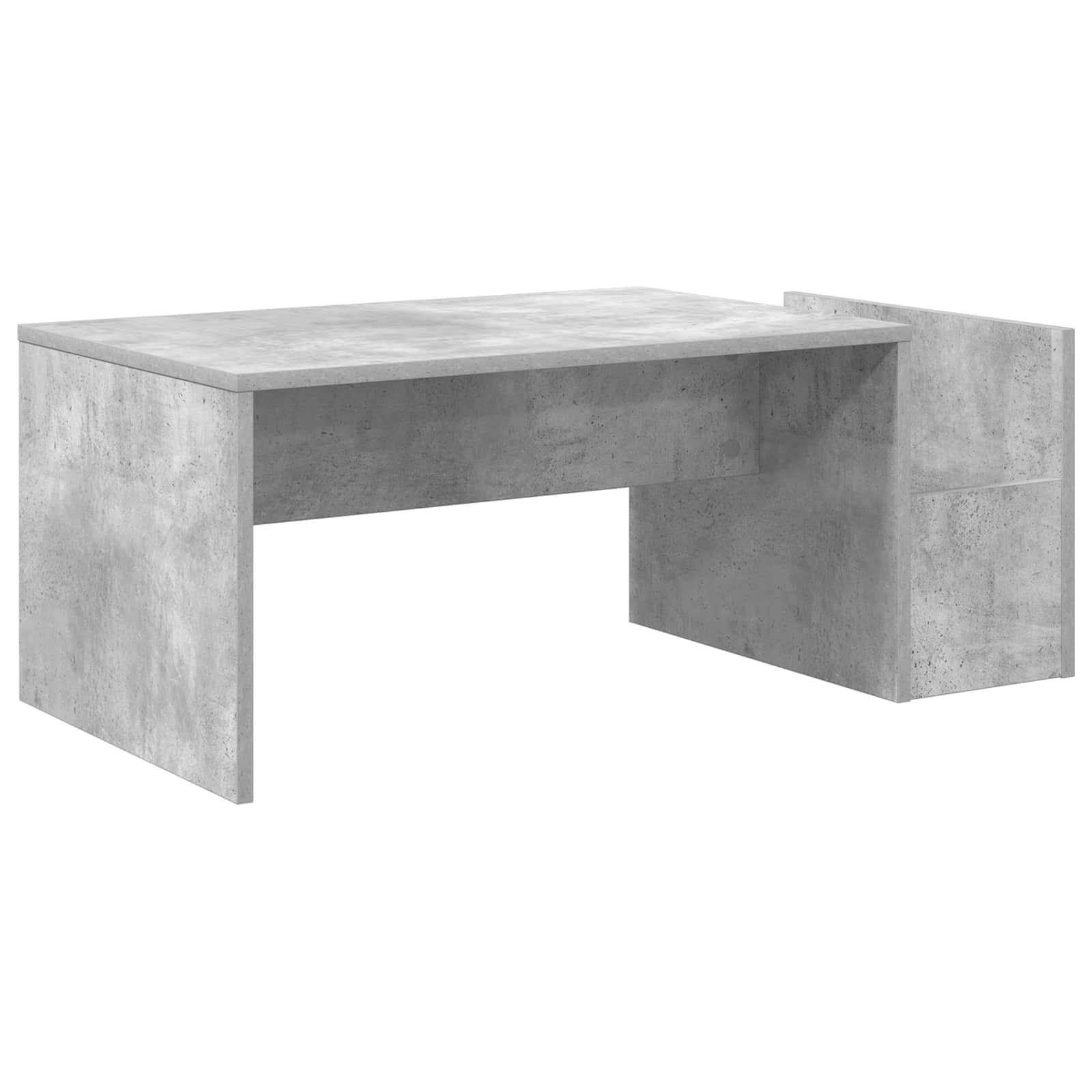 Kava Stol Betonski sivi 90 x 45 x 35 cm Konstruirano drvo