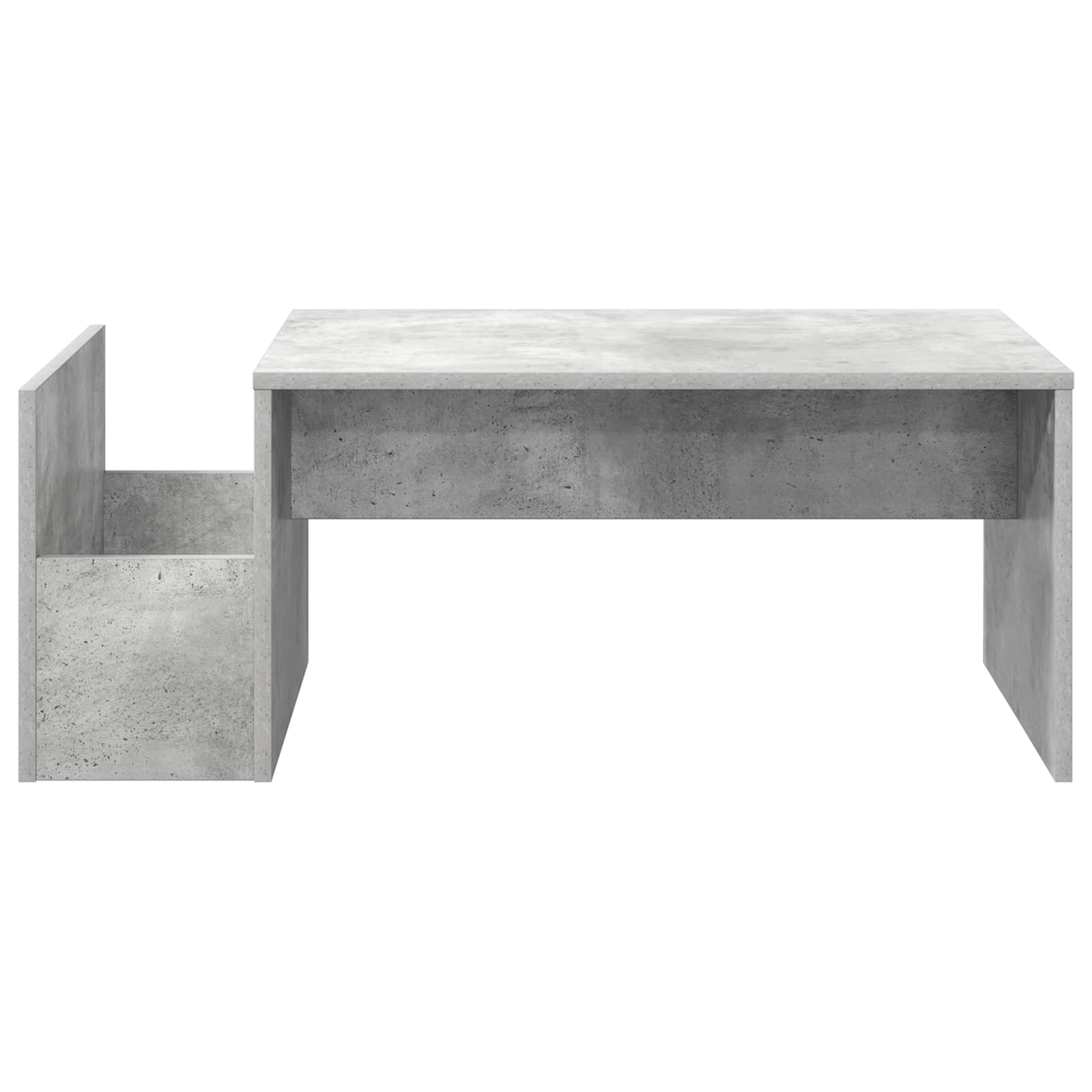 Kava Stol Betonski sivi 90 x 45 x 35 cm Konstruirano drvo