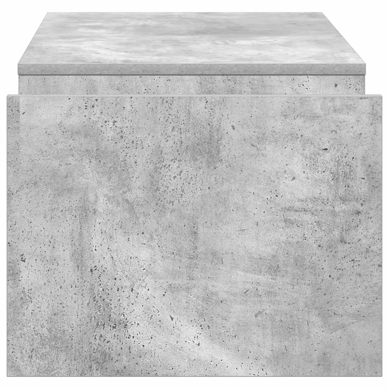 Kava Stol Betonski sivi 90 x 45 x 35 cm Konstruirano drvo