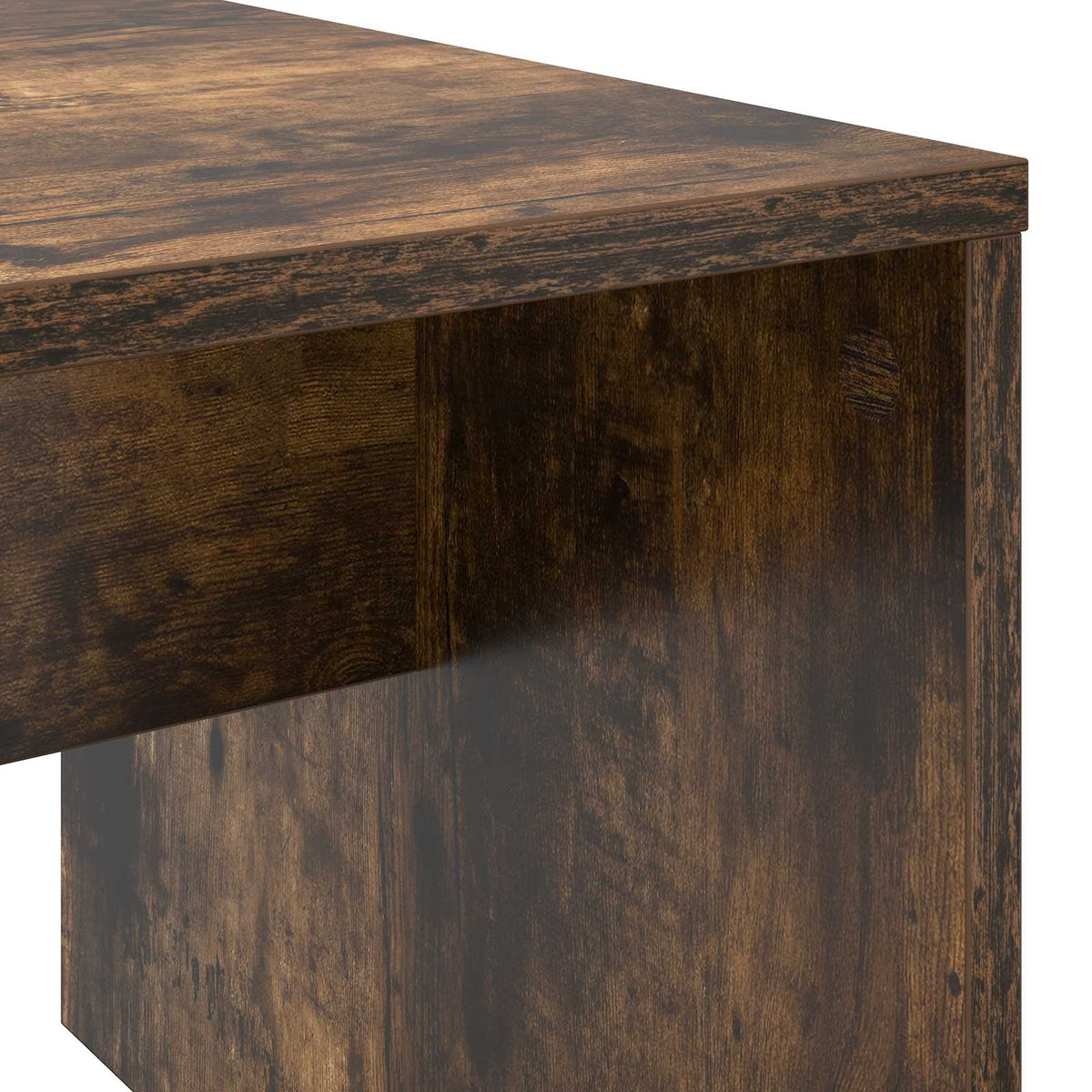 Kava Stol Dimljeni hrast 90 x 45 x 35 cm Konstruirano drvo
