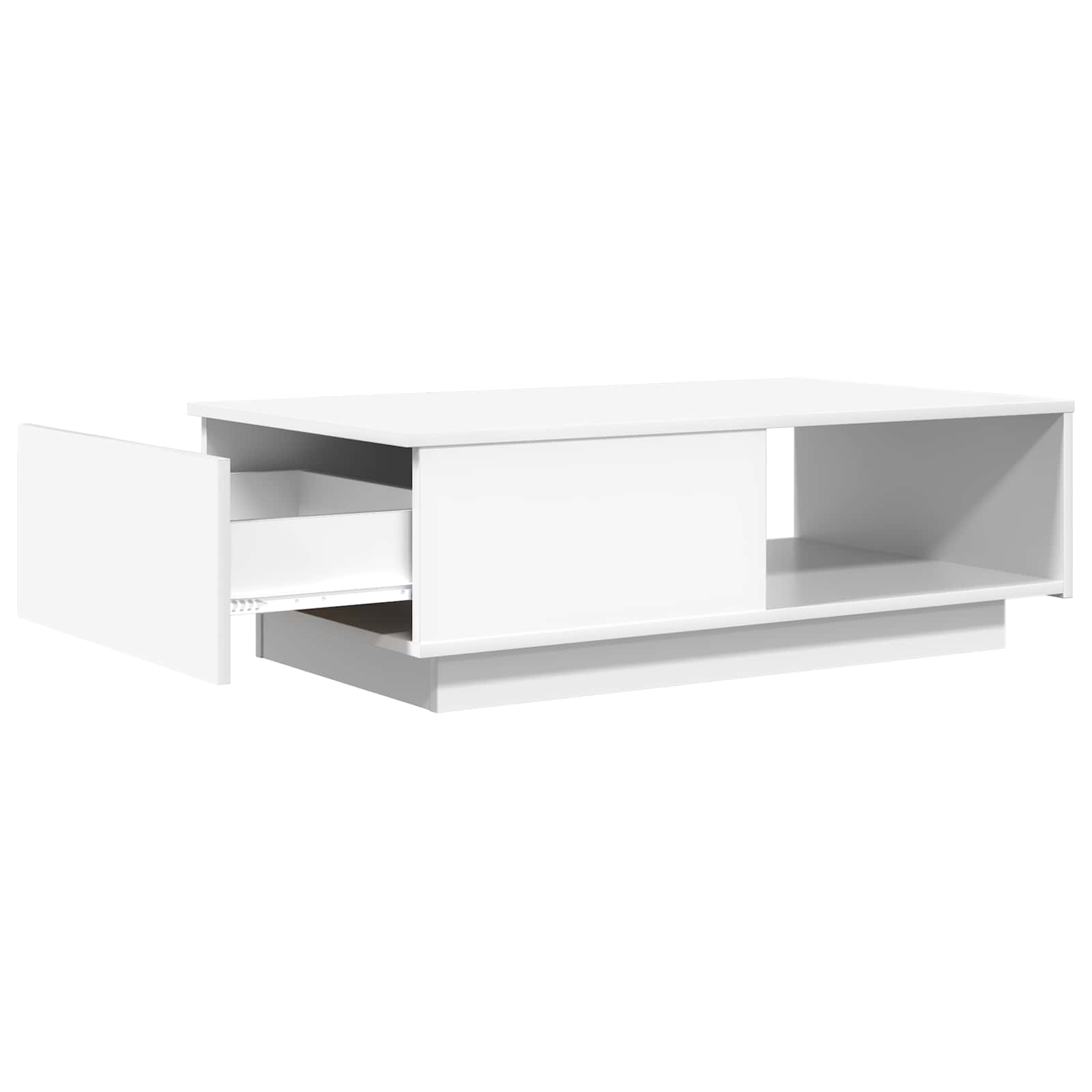 Kava Stol s ladicama Bijelo 95 x 55 x 31 cm Konstruirano drvo