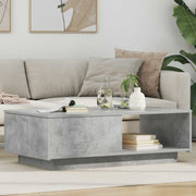 Kava Stol Betonski sivi 95 x 55 x 31 cm Konstruirano drvo