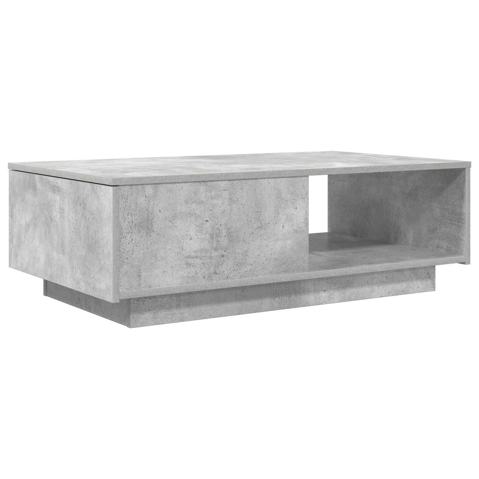 Kava Stol Betonski sivi 95 x 55 x 31 cm Konstruirano drvo