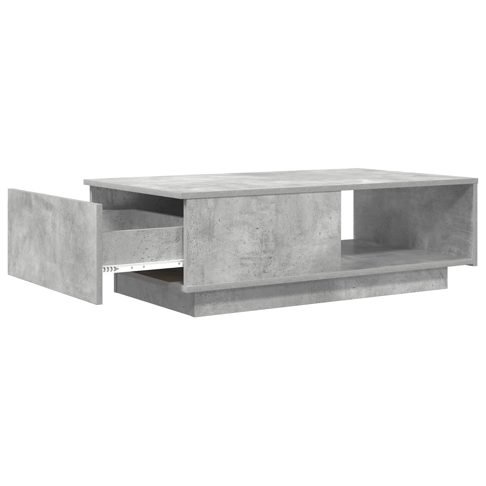 Kava Stol Betonski sivi 95 x 55 x 31 cm Konstruirano drvo