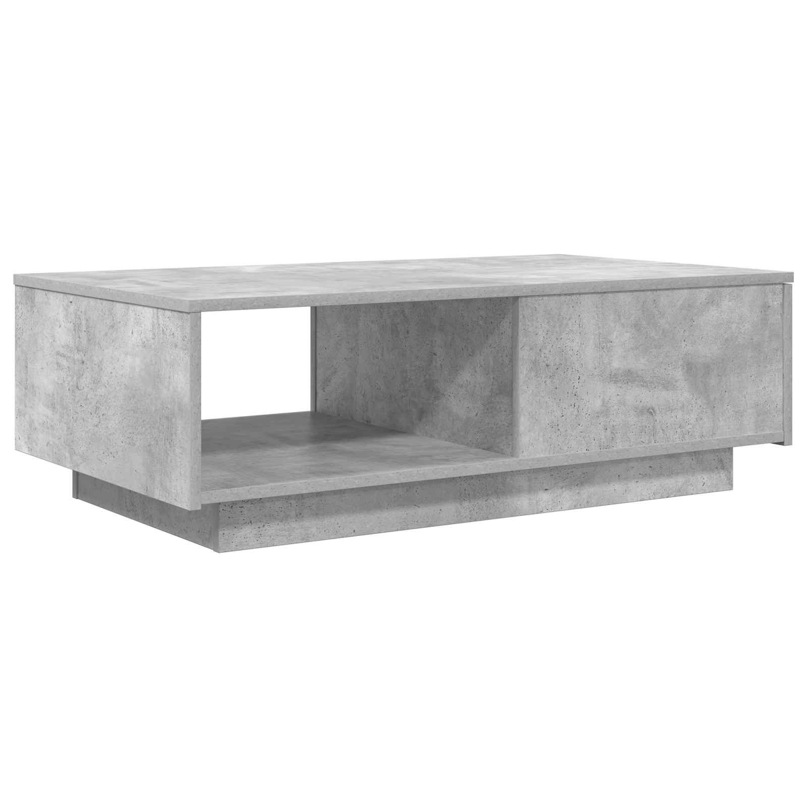 Kava Stol Betonski sivi 95 x 55 x 31 cm Konstruirano drvo