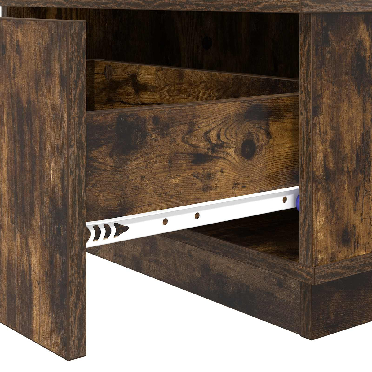 Kava Stol Dimljeni hrast 95 x 55 x 31 cm Konstruirano drvo