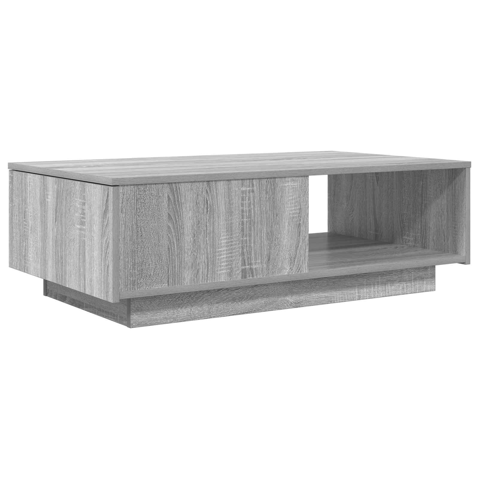 Kava Stol Siva Sonoma 95 x 55 x 31 cm Konstruirano drvo