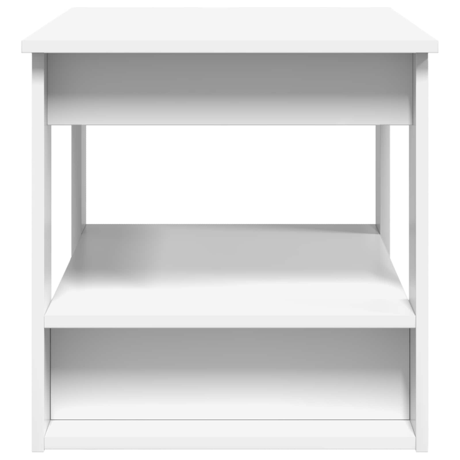 Kava Stol Bijelo 72 x 50 x 50 cm Konstruirano drvo