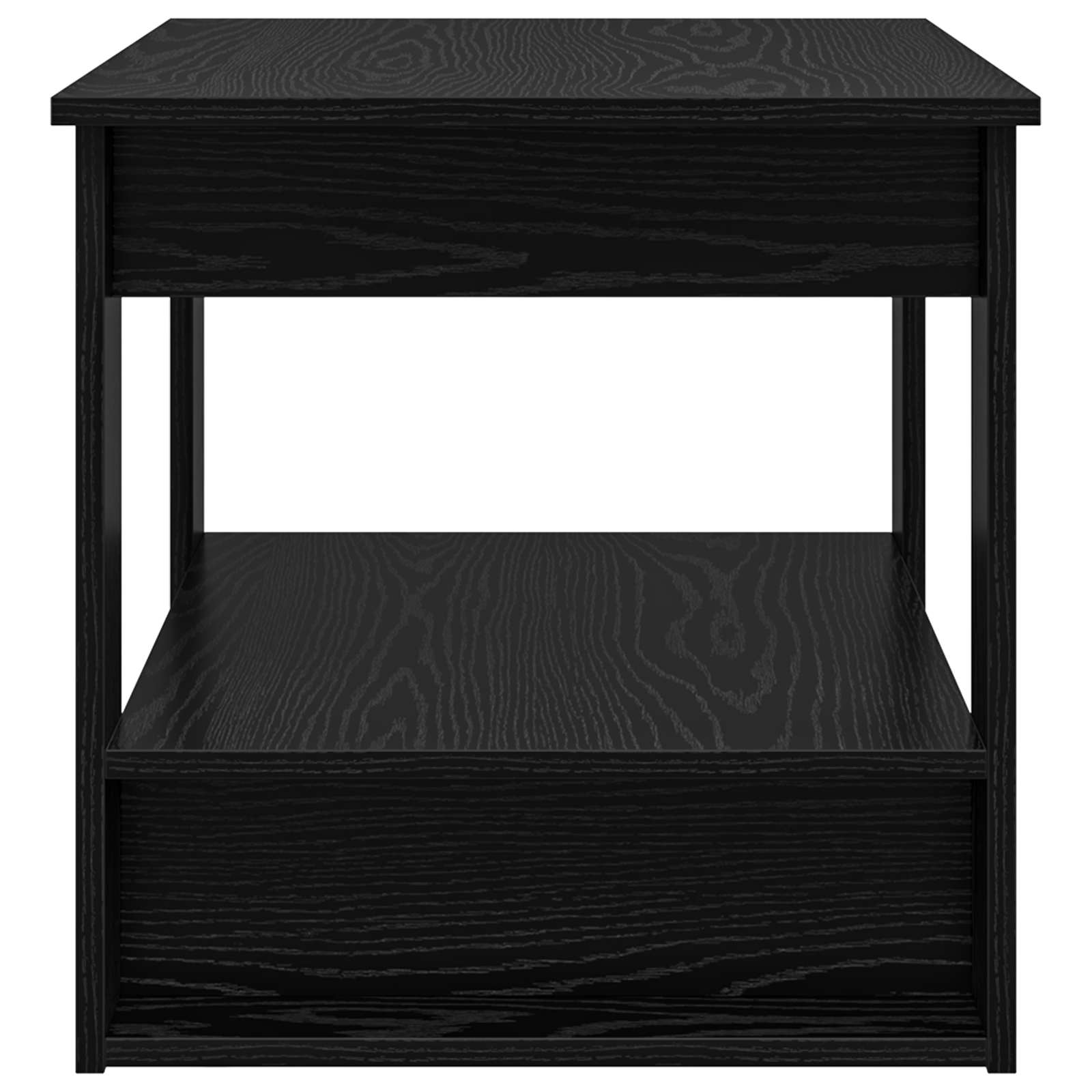 Kava Stol Crni hrast 72 x 50 x 50 cm Konstruirano drvo