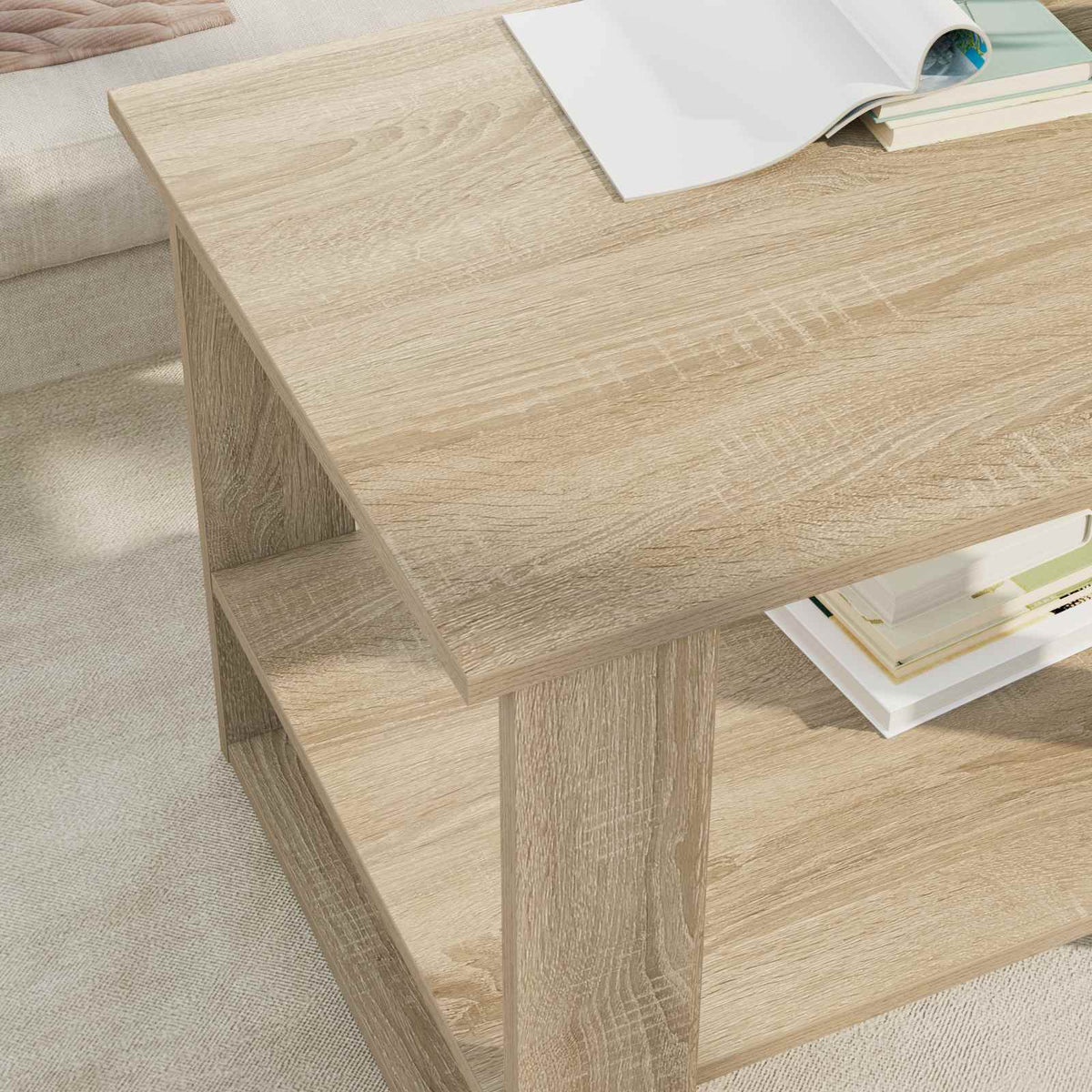 Kava Stol Sonoma hrast 72 x 50 x 50 cm Konstruirano drvo