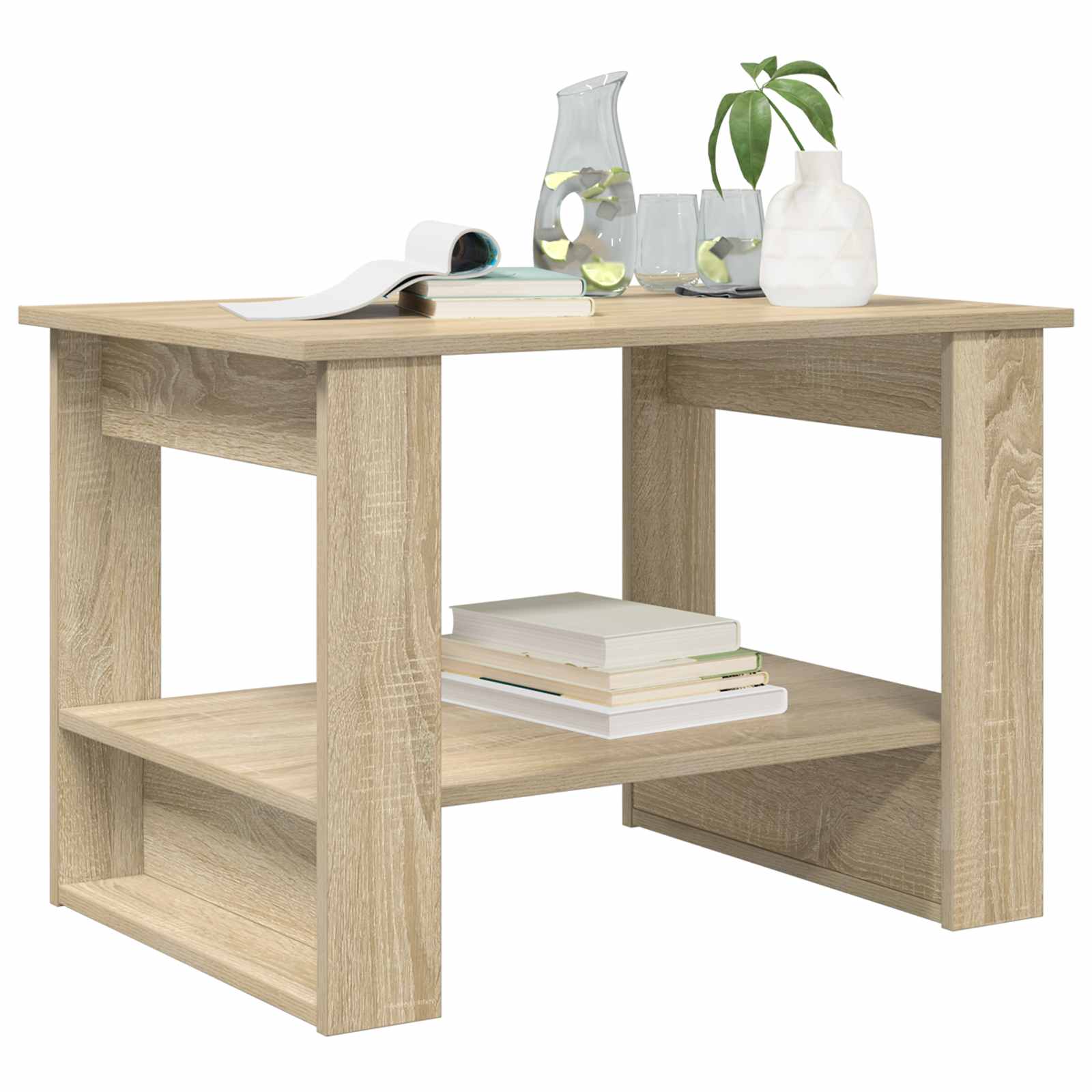 Kava Stol Sonoma hrast 72 x 50 x 50 cm Konstruirano drvo