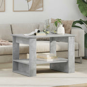 Kava Stol Betonski sivi 72 x 50 x 50 cm Konstruirano drvo