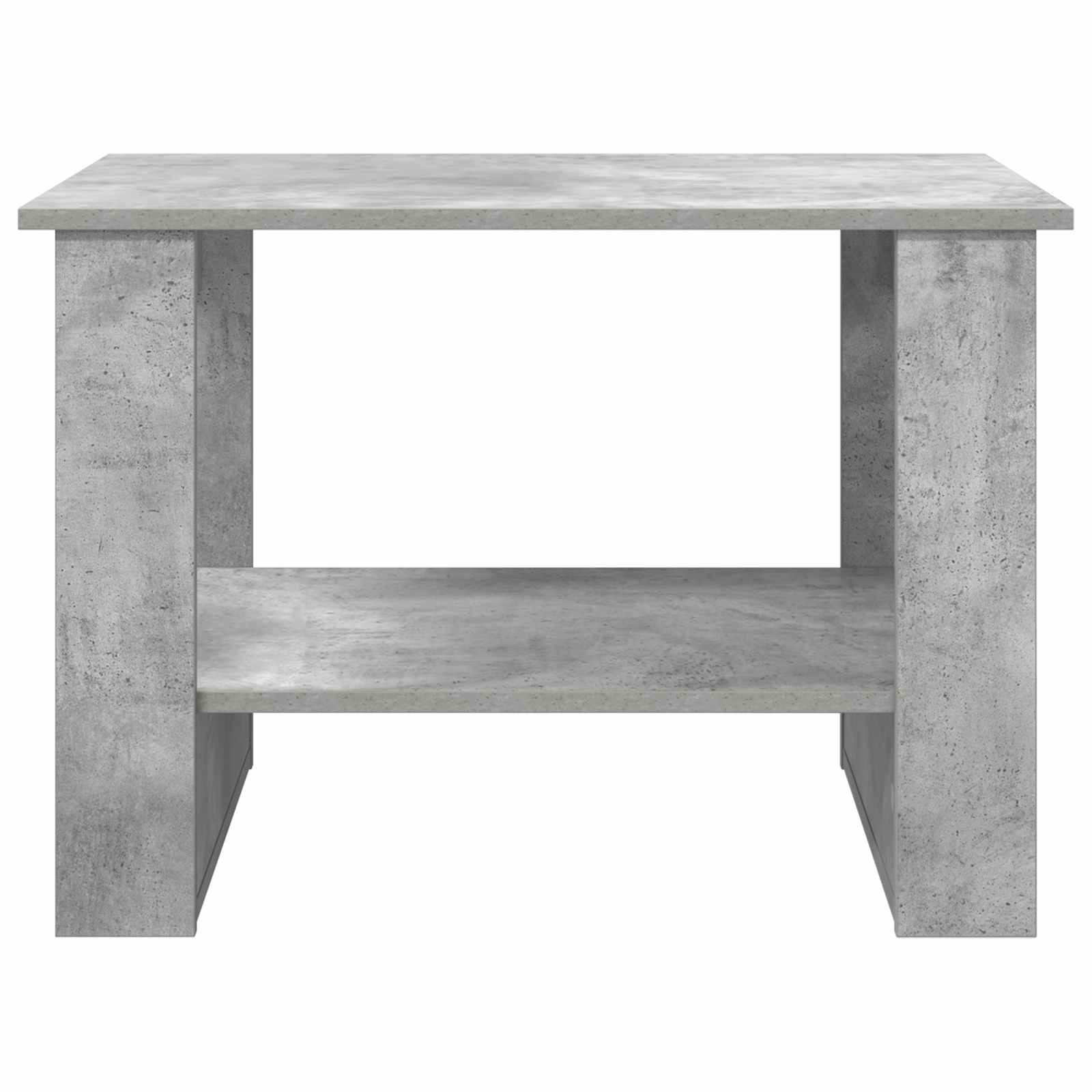 Kava Stol Betonski sivi 72 x 50 x 50 cm Konstruirano drvo
