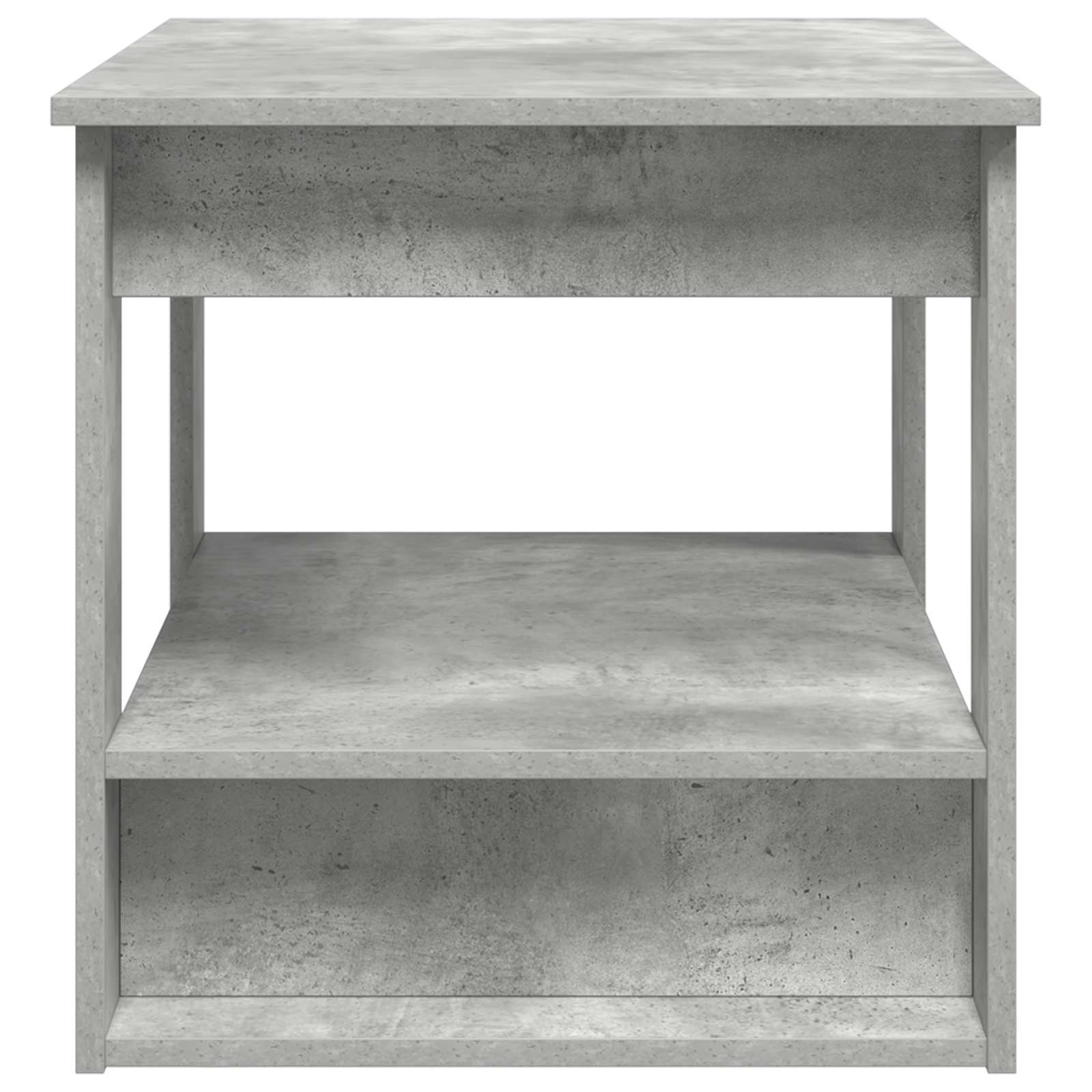 Kava Stol Betonski sivi 72 x 50 x 50 cm Konstruirano drvo