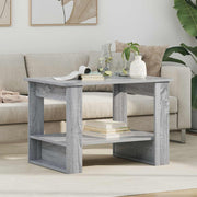 Kava Stol Siva Sonoma 72 x 50 x 50 cm Konstruirano drvo