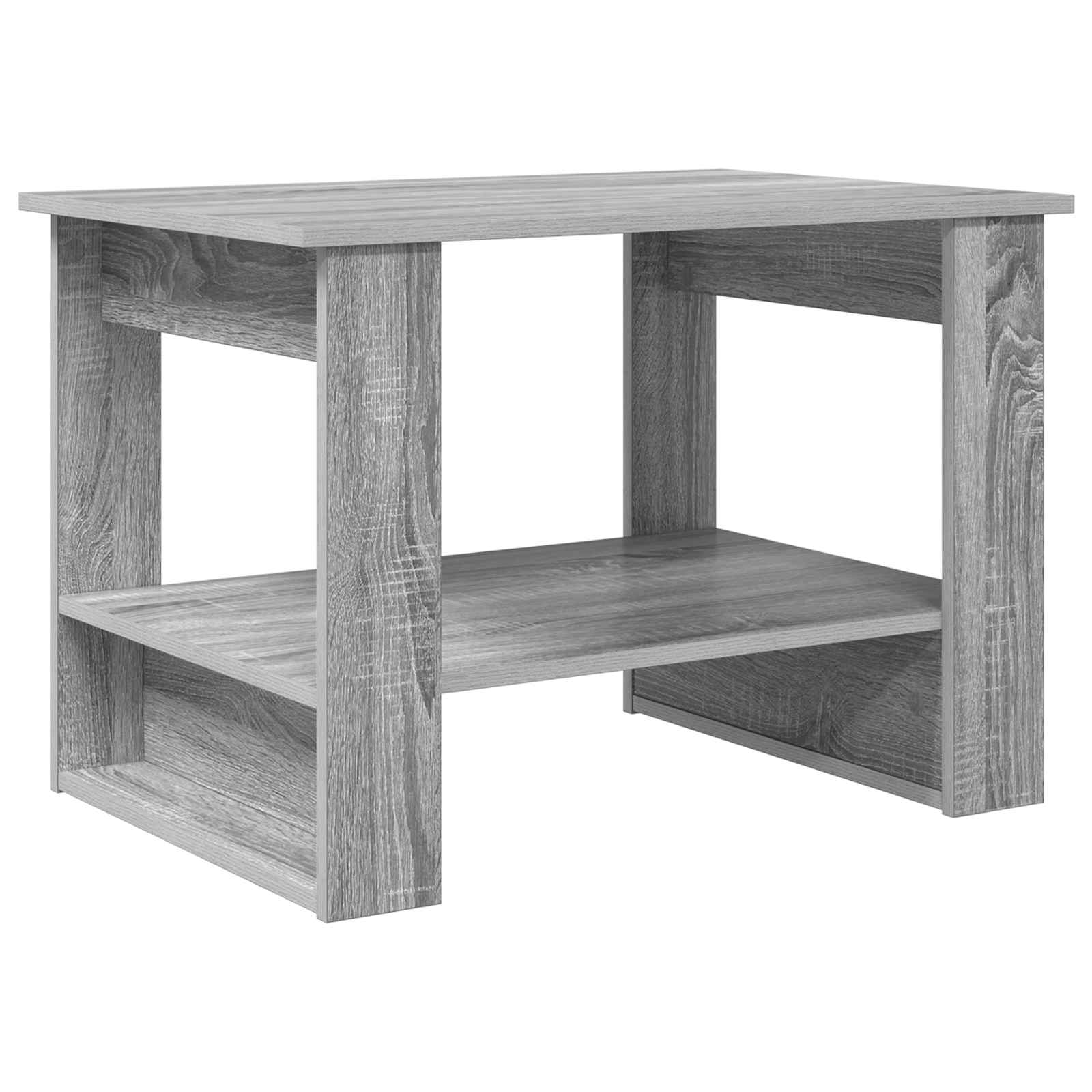 Kava Stol Siva Sonoma 72 x 50 x 50 cm Konstruirano drvo