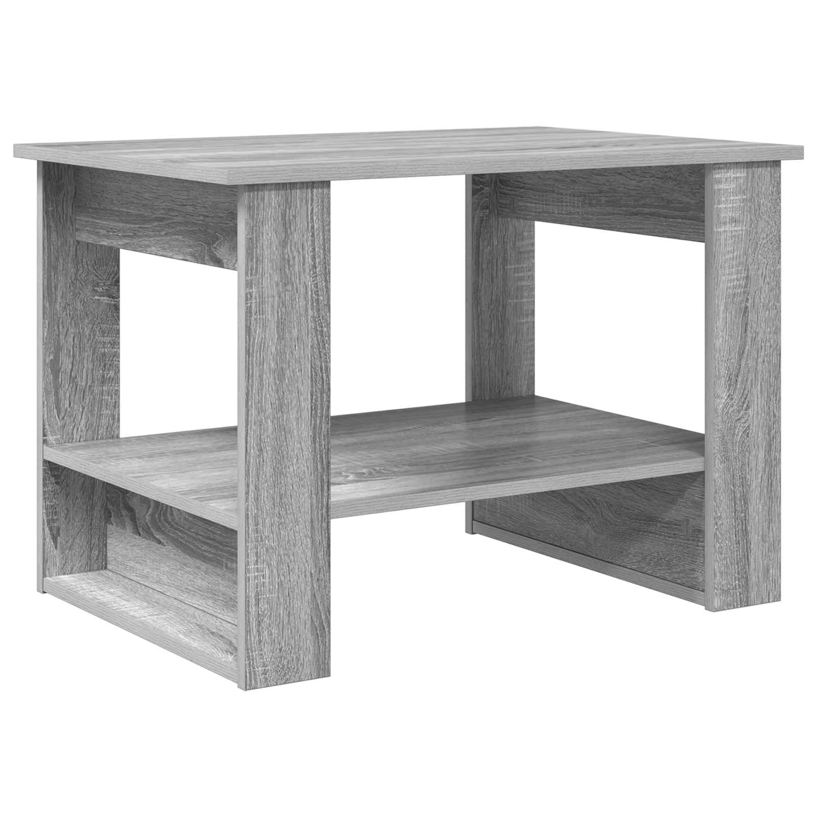 Kava Stol Siva Sonoma 72 x 50 x 50 cm Konstruirano drvo