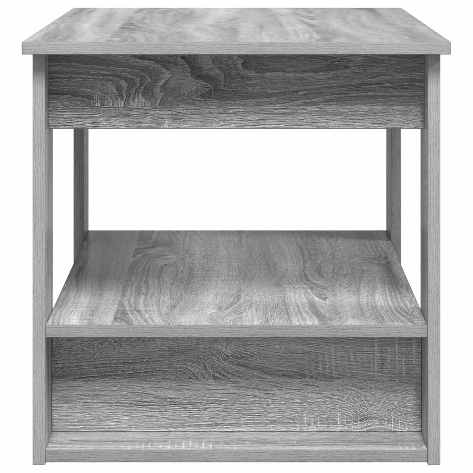 Kava Stol Siva Sonoma 72 x 50 x 50 cm Konstruirano drvo
