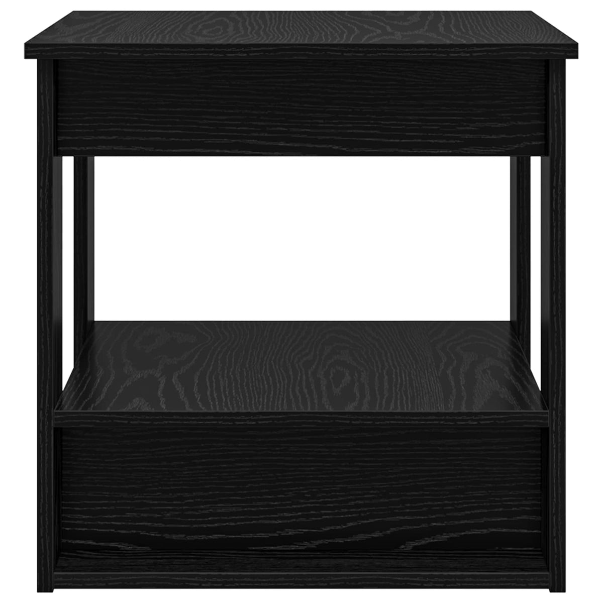 Kava Stol Crni hrast 51 x 50 x 50 cm Konstruirano drvo