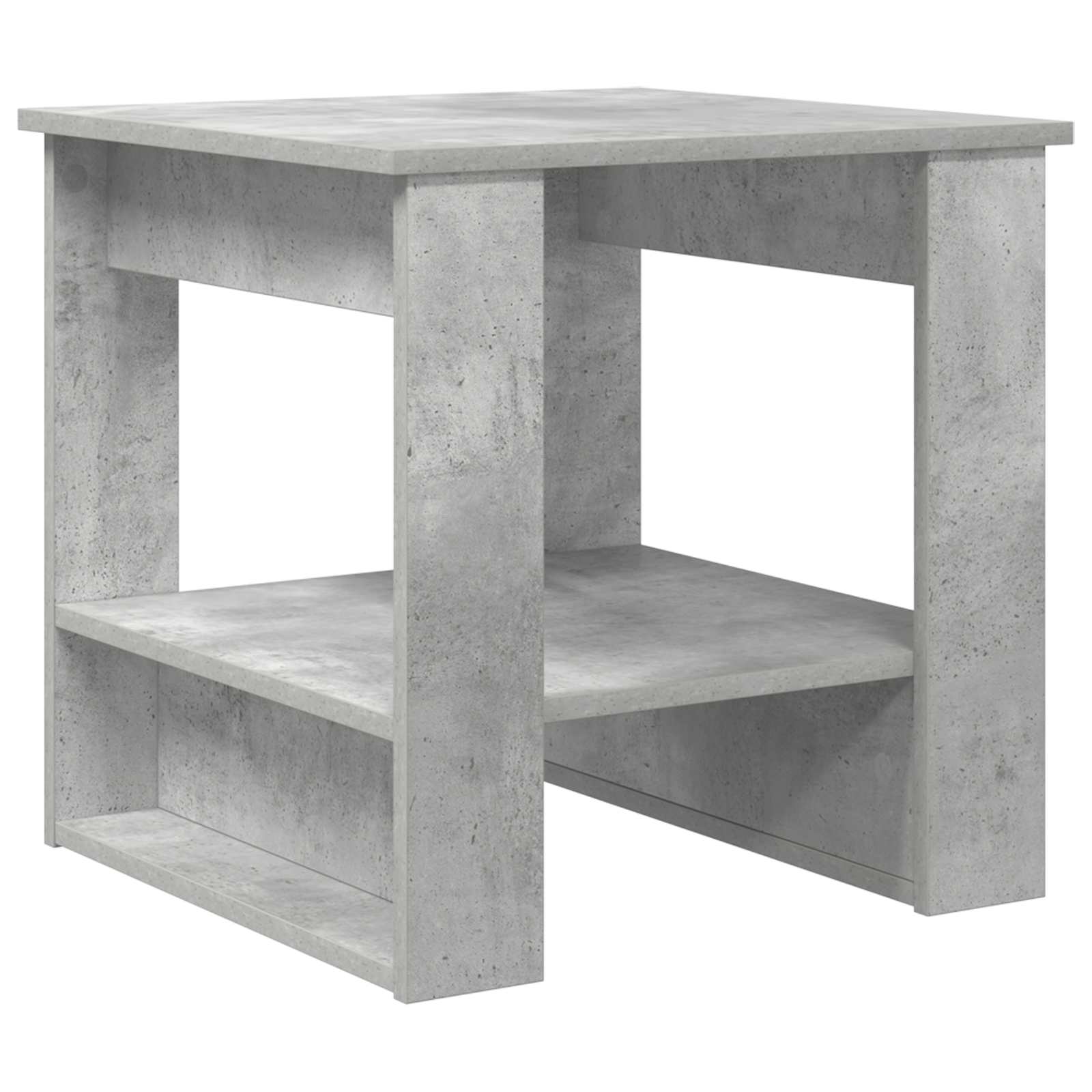 Kava Stol Betonski sivi 51 x 50 x 50 cm Konstruirano drvo
