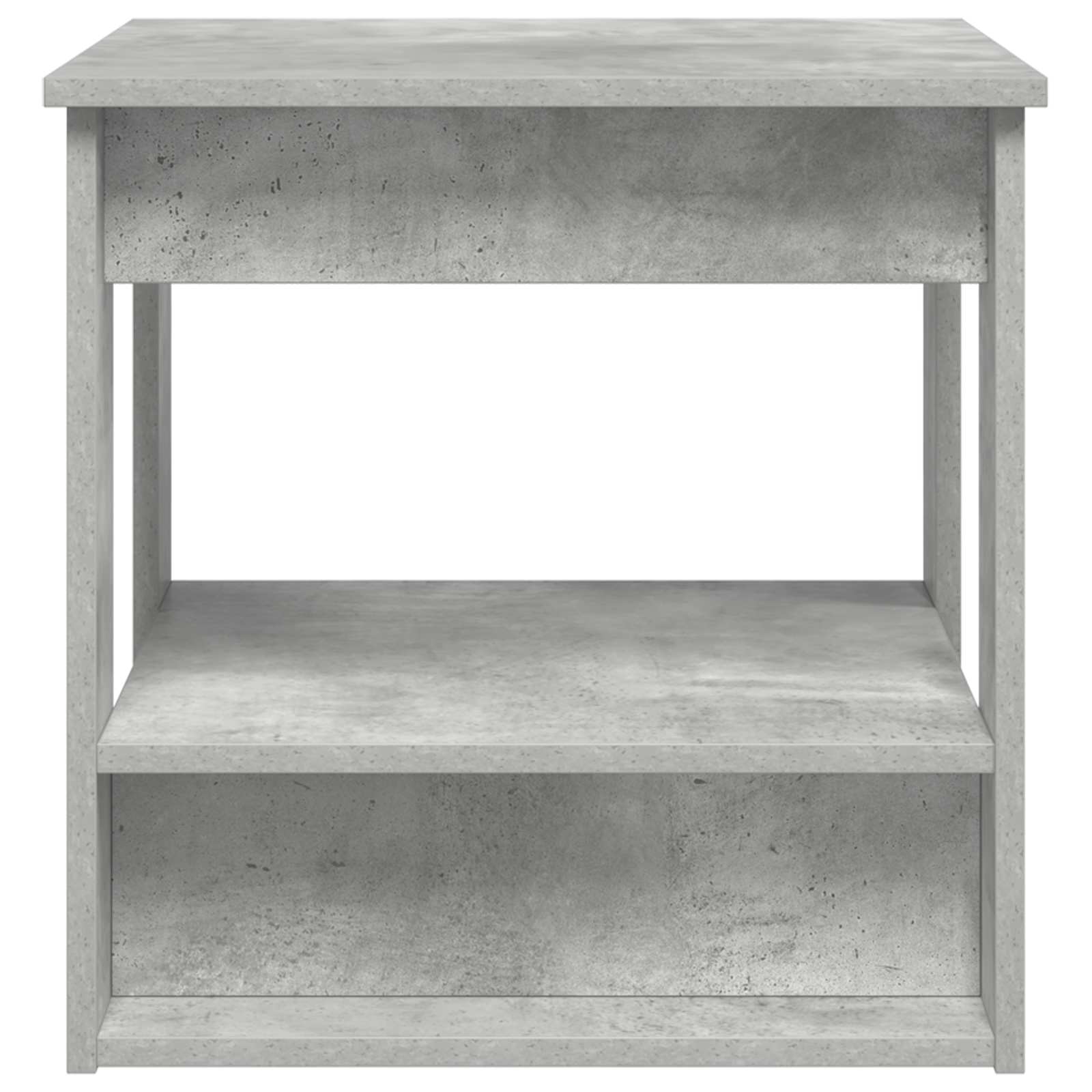 Kava Stol Betonski sivi 51 x 50 x 50 cm Konstruirano drvo
