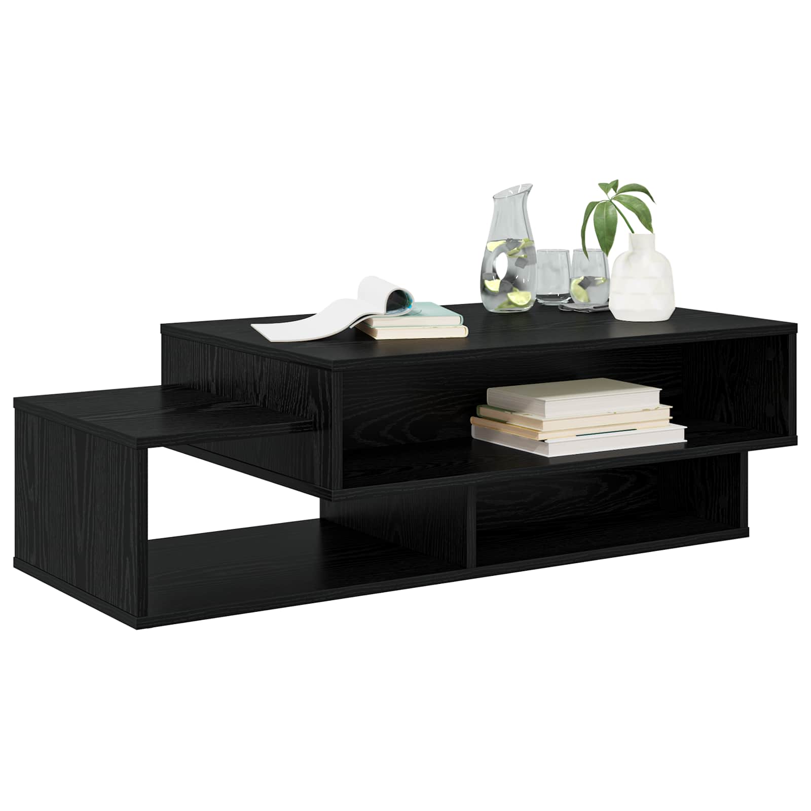 Kava Stol Crni hrast 105 x 50 x 32,5 cm Konstruirano drvo