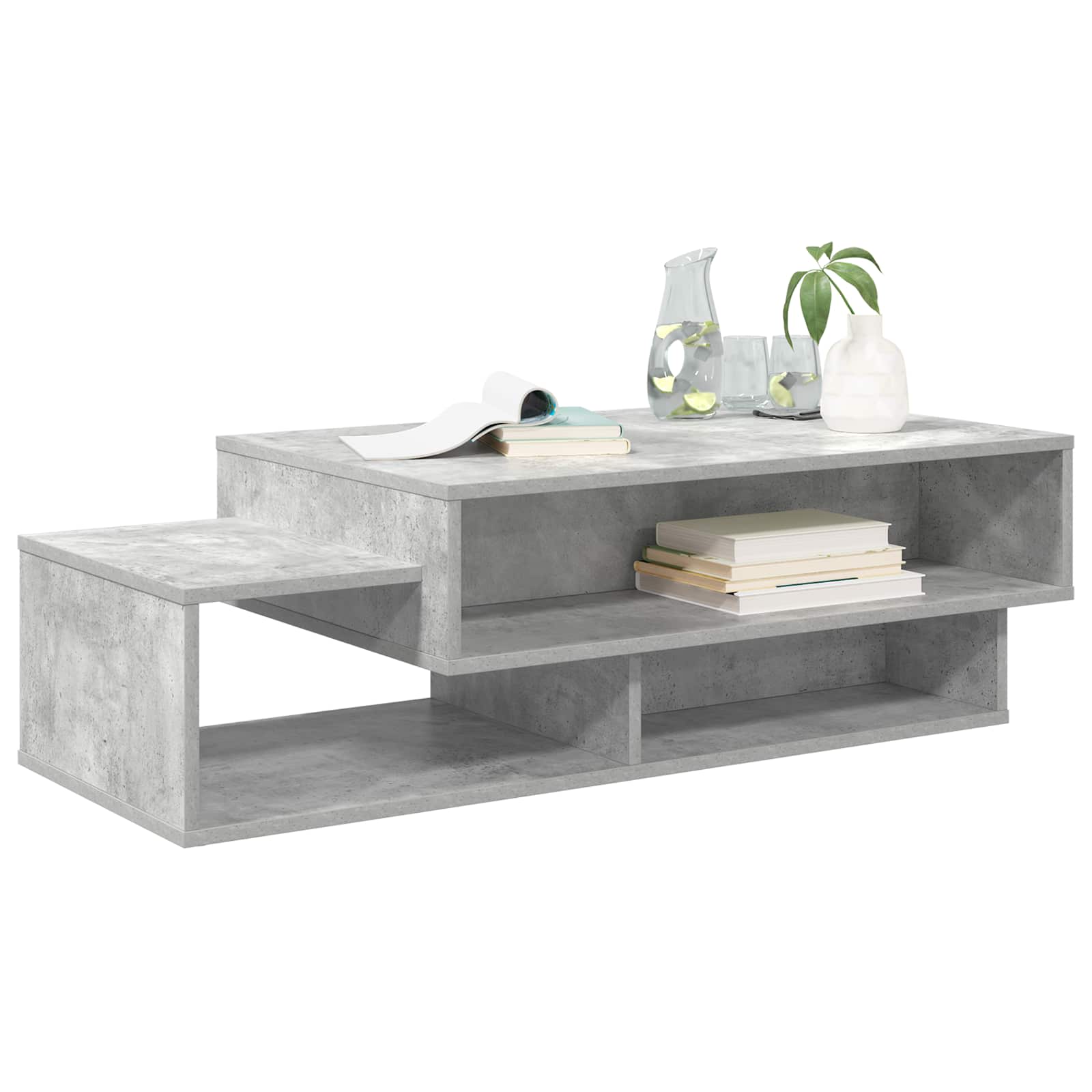 Kava Stol Betonski sivi 105 x 50 x 32,5 cm Konstruirano drvo