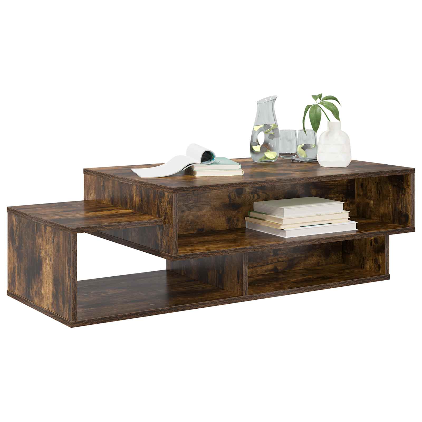Kava Stol Dimljeni hrast 105 x 50 x 32,5 cm Konstruirano drvo