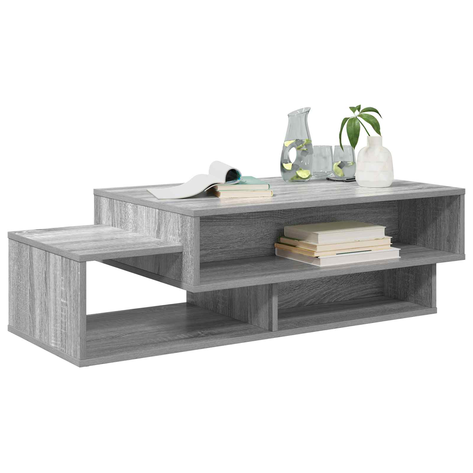 Kava Stol Siva Sonoma 105 x 50 x 32,5 cm Konstruirano drvo
