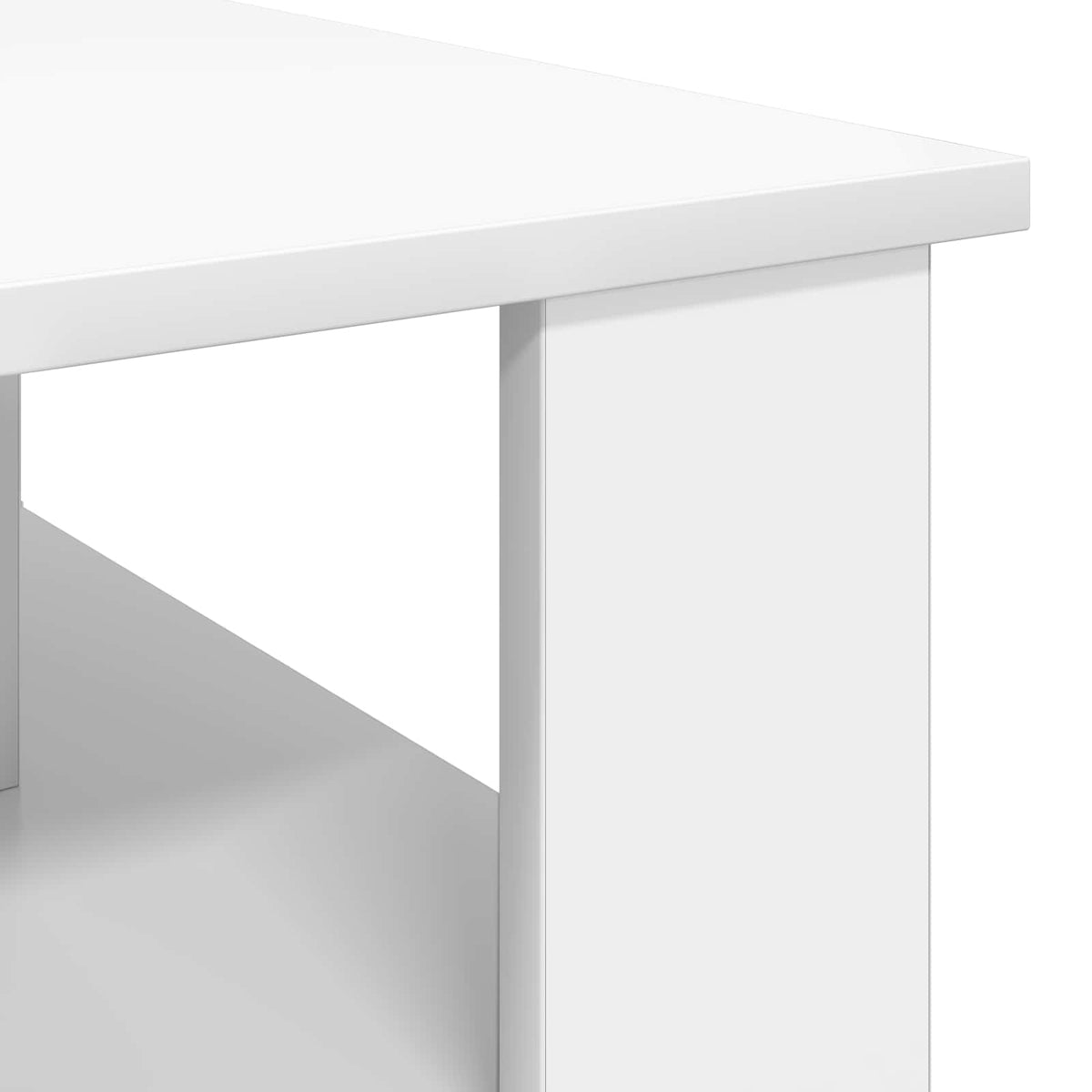 Kava Stol Bijelo 90 x 50 x 40 cm Konstruirano drvo