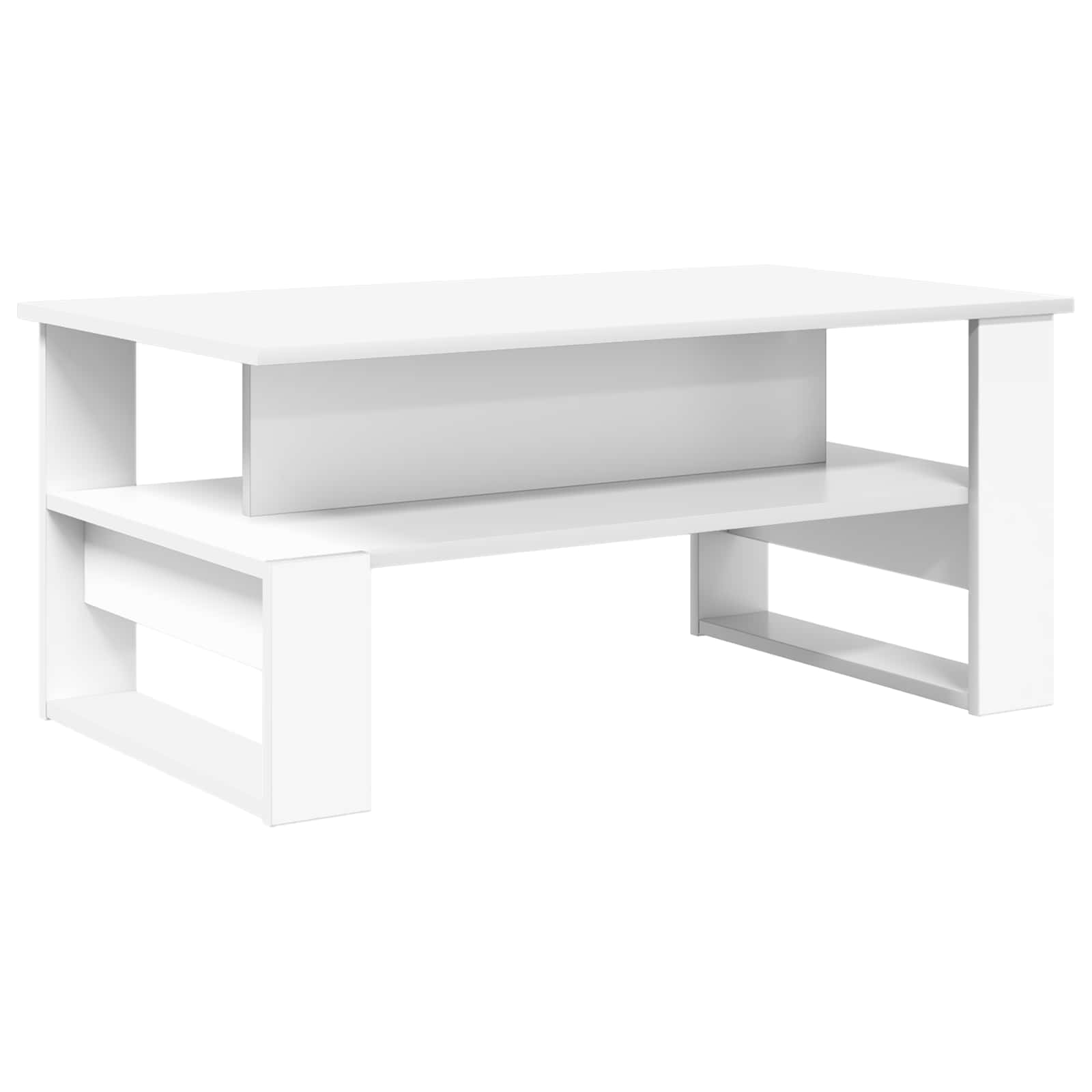 Kava Stol Bijelo 90 x 50 x 40 cm Konstruirano drvo