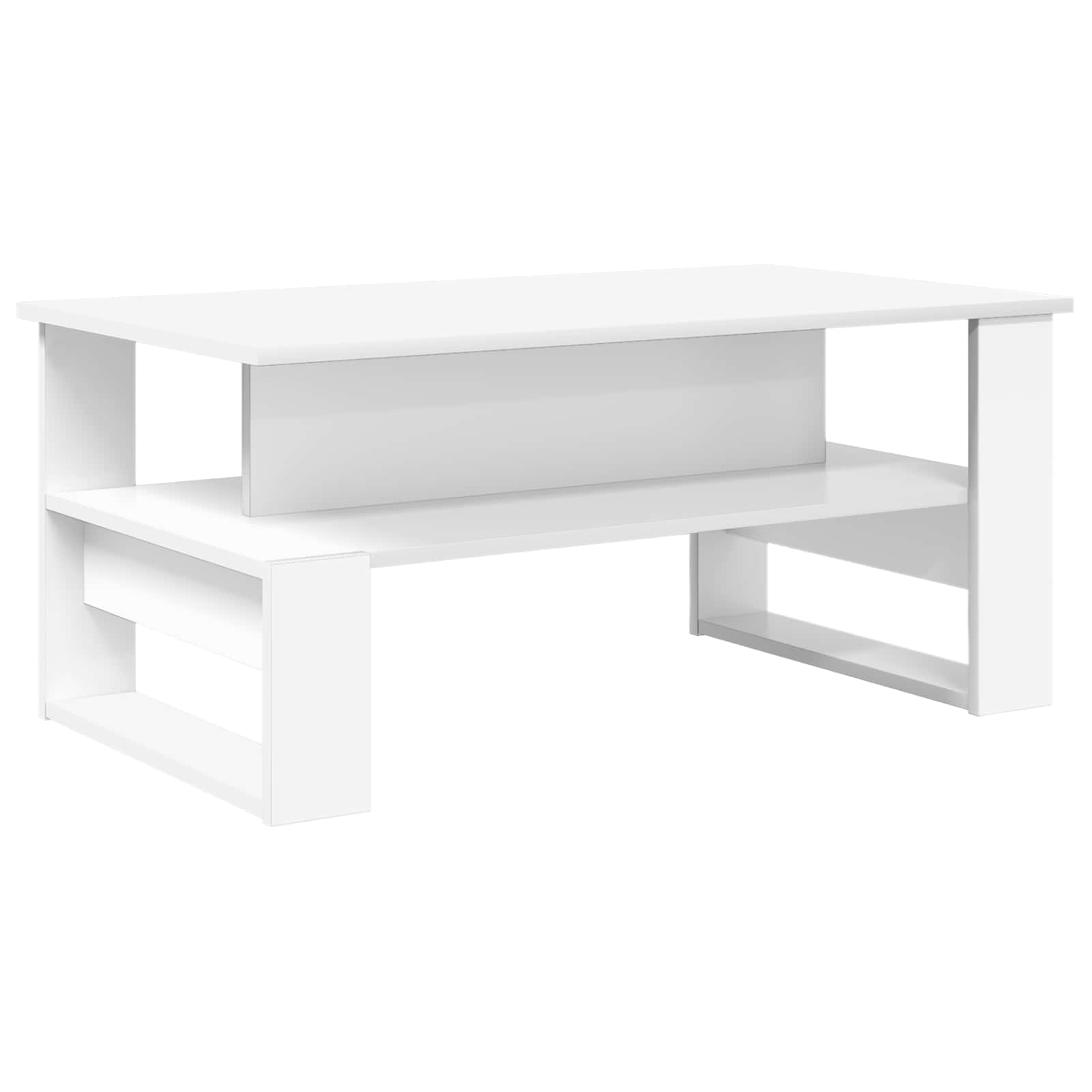 Kava Stol Bijelo 90 x 50 x 40 cm Konstruirano drvo