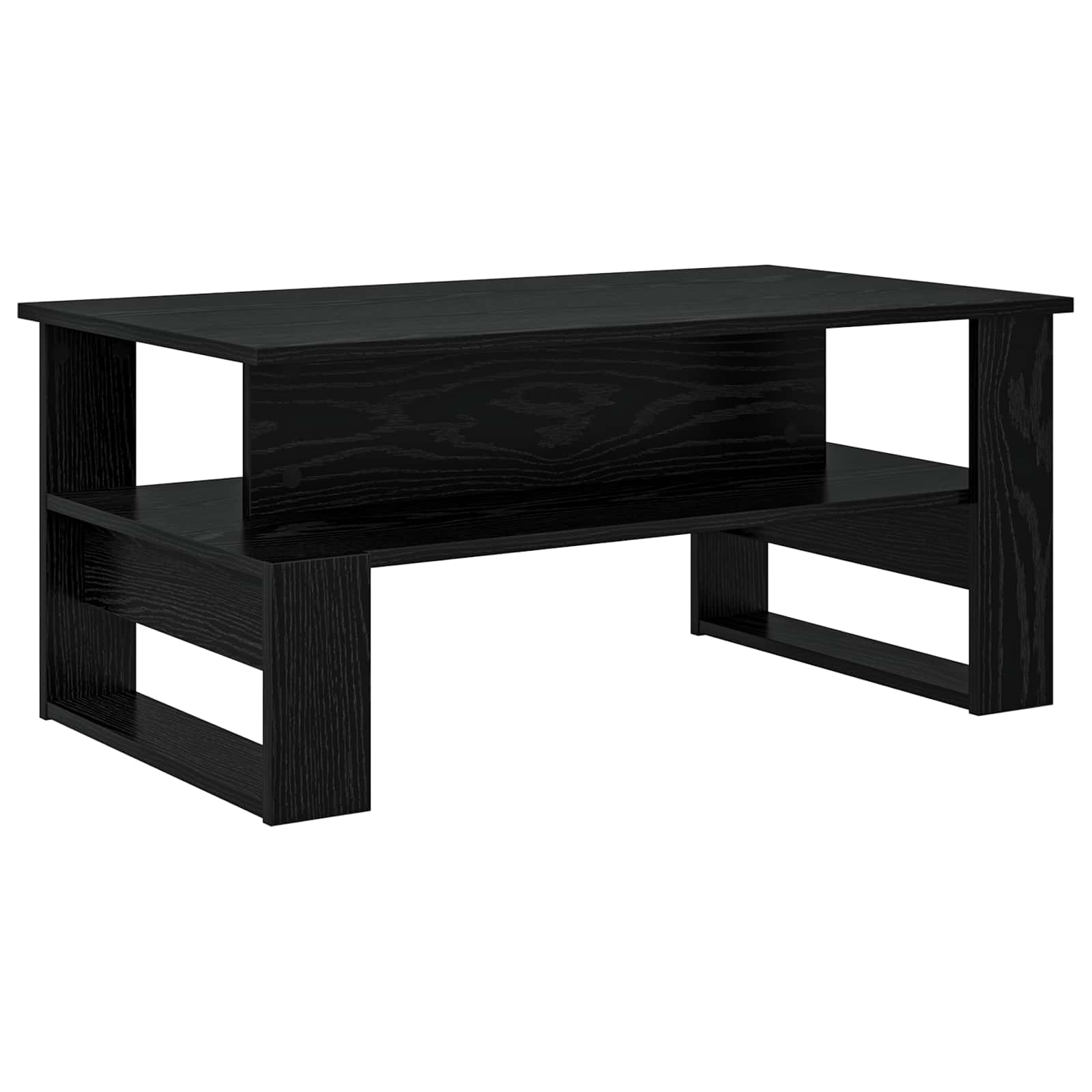 Kava Stol Crni hrast 90 x 50 x 40 cm Konstruirano drvo