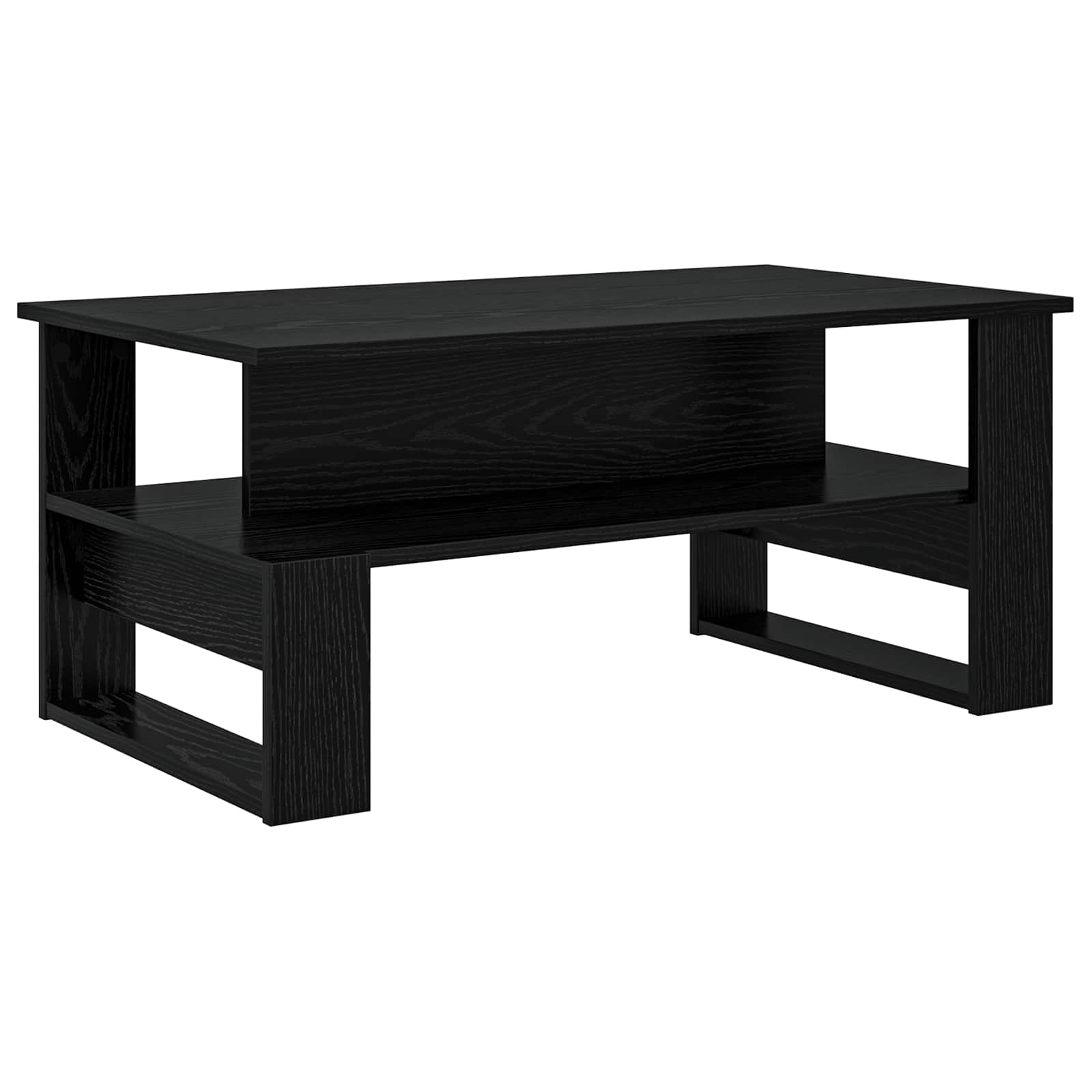 Kava Stol Crni hrast 90 x 50 x 40 cm Konstruirano drvo