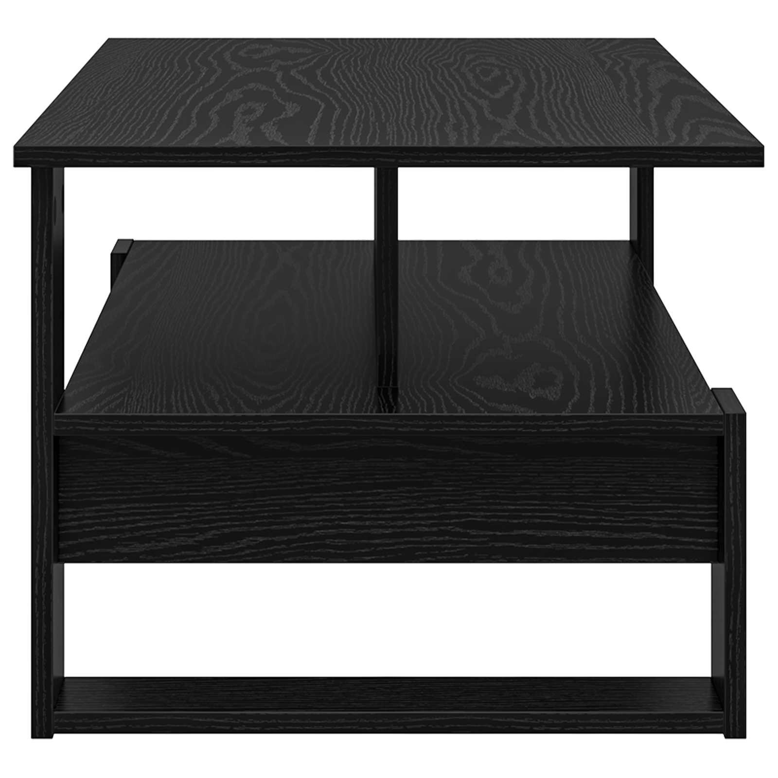 Kava Stol Crni hrast 90 x 50 x 40 cm Konstruirano drvo
