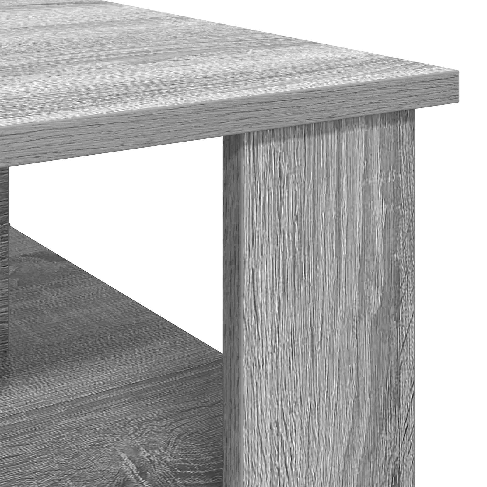 Kava Stol Siva Sonoma 90 x 50 x 40 cm Konstruirano drvo