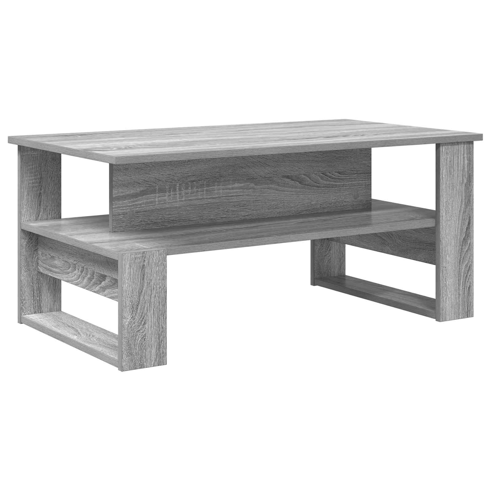 Kava Stol Siva Sonoma 90 x 50 x 40 cm Konstruirano drvo