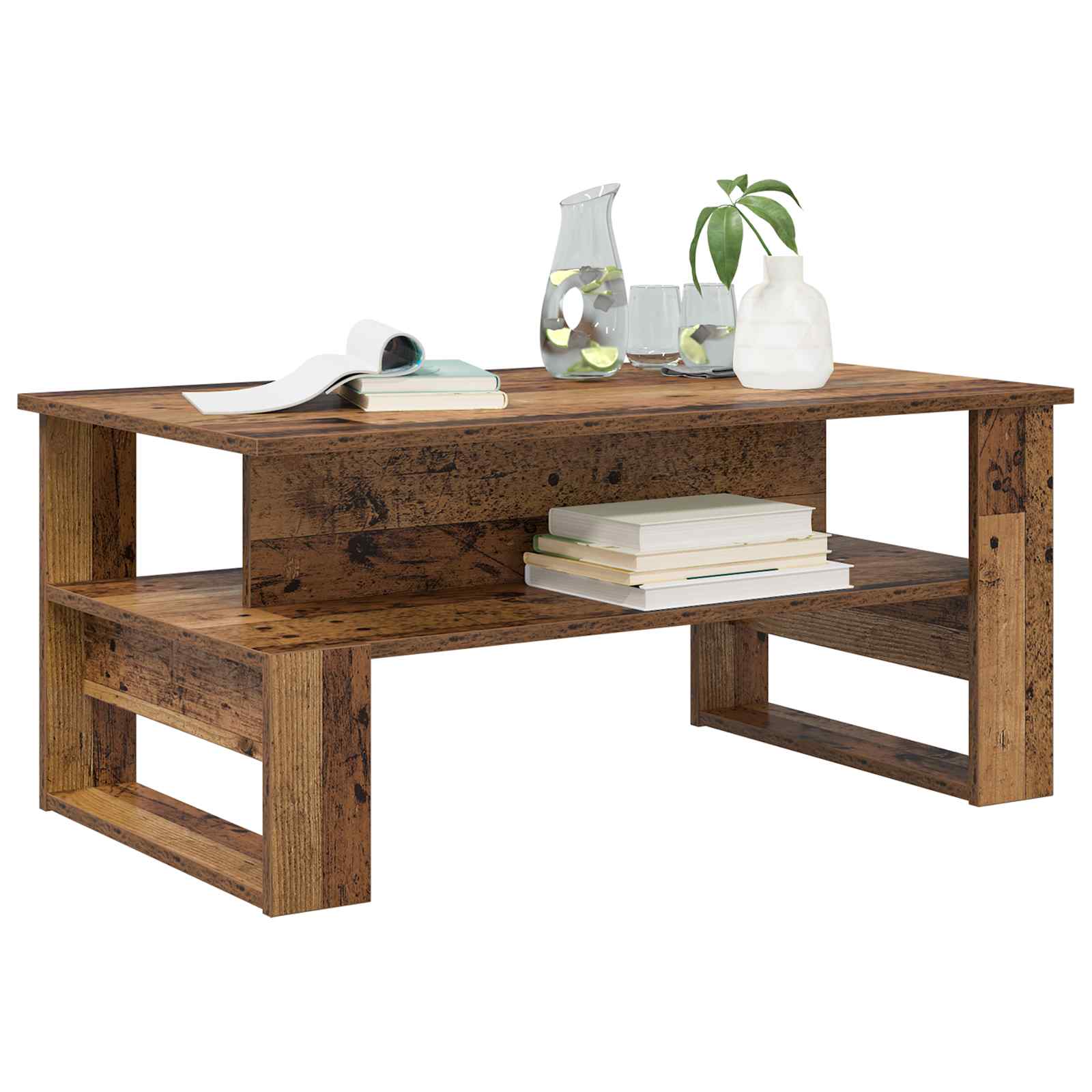Kava Stol Staro drvo 90 x 50 x 40 cm Konstruirano drvo