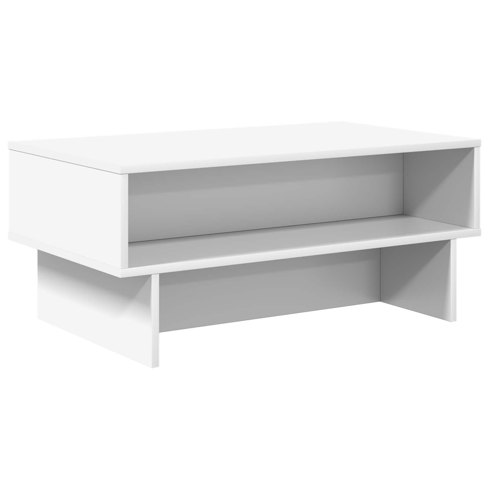 Kava Stol Bijelo 80 x 46 x 35 cm Konstruirano drvo