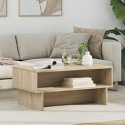 Kava Stol Sonoma hrast 80 x 46 x 35 cm Konstruirano drvo